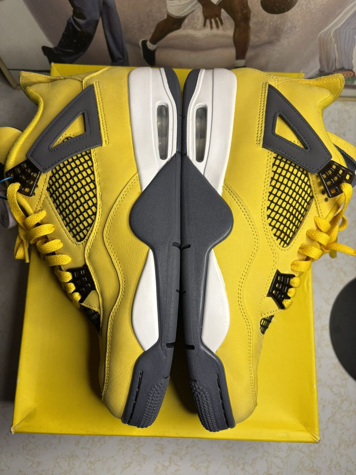 Jordan Brand Air Jordan 4 Retro “lightning” Size US 12 / EU 45 - 4 Thumbnail