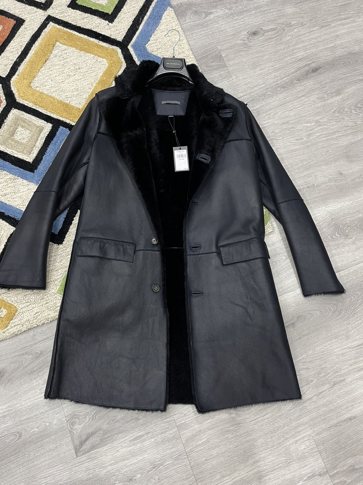 John Varvatos Shearling coat. Size EU 46 US 36. Small-medium Size US S / EU 44-46 / 1 - 1 Thumbnail