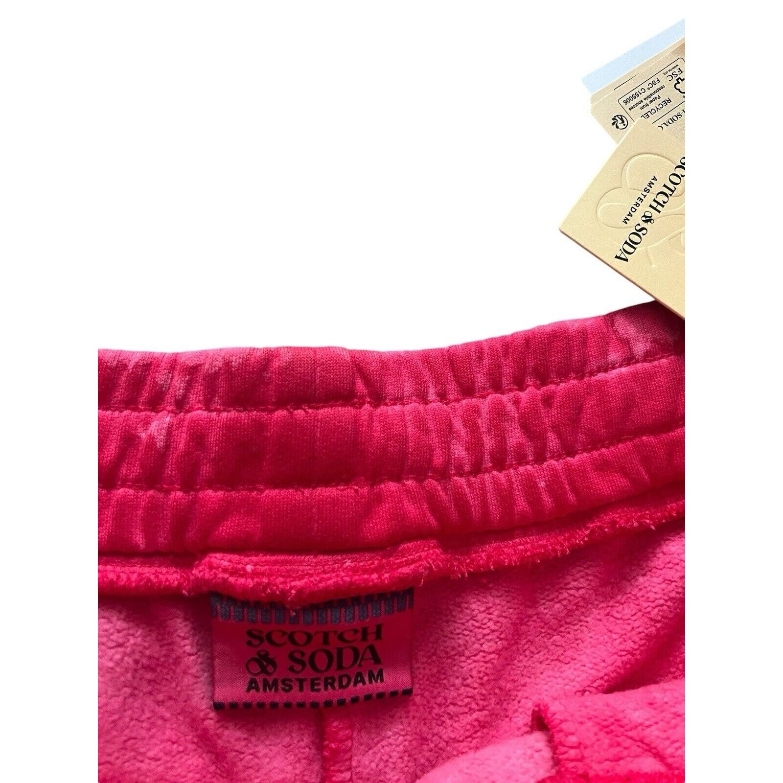 Scotch & Soda Scotch & Soda Mens Pink Oil Dye Sweat Shorts $118 Size XL Size US 36 / EU 52 - 4 Thumbnail