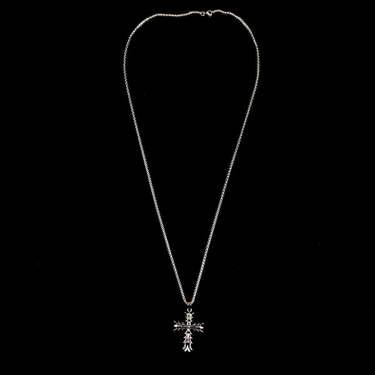 Jewelry Vamp Cross Necklace Punk Opium Chain Size ONE SIZE - 2 Thumbnail