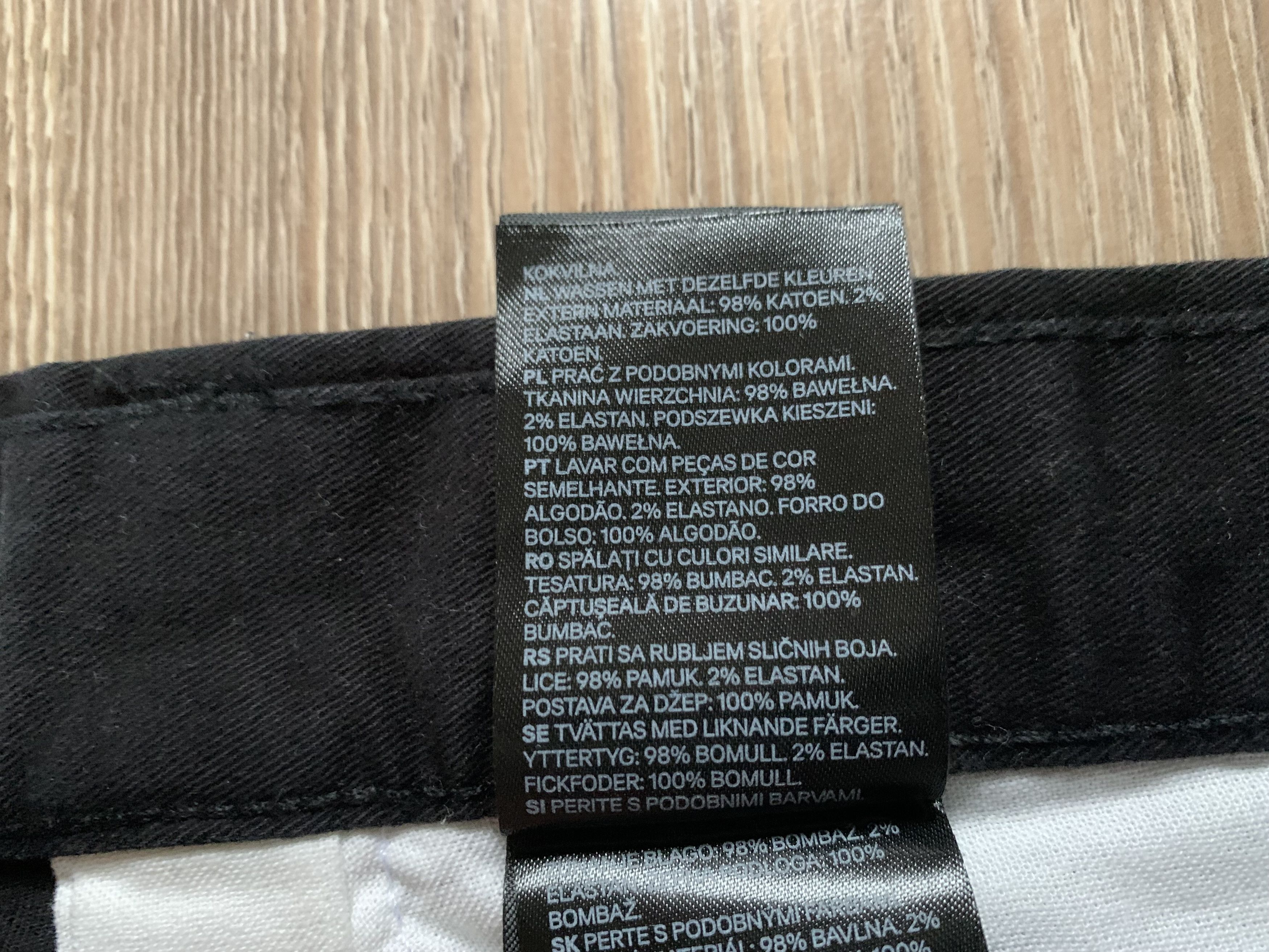 H&M H&M Regular Fit Black Pants Size US 29 - 10 Thumbnail