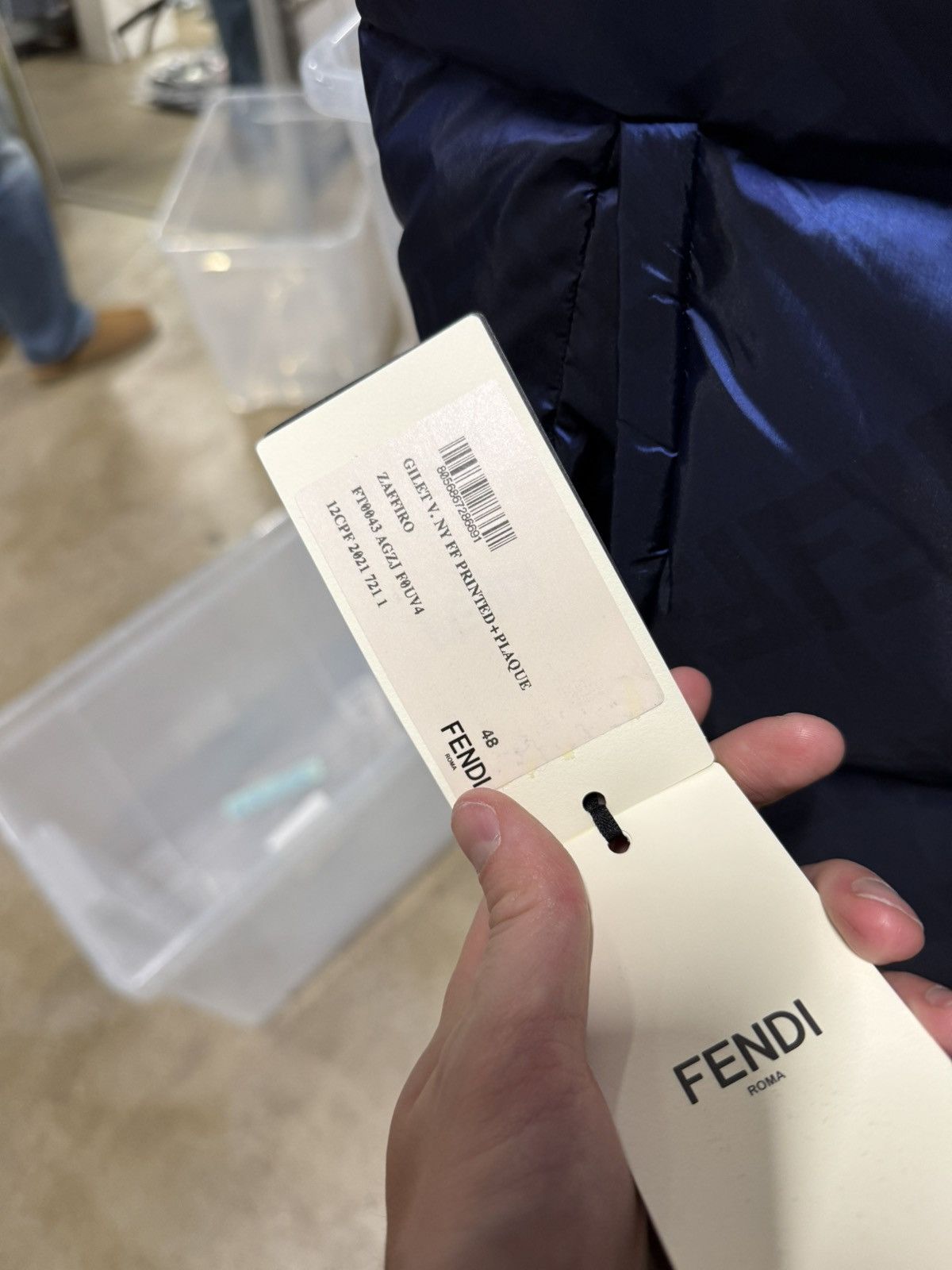 Fendi Fendi FF Nylon Down Vest NEW 2300$ Size US M / EU 48-50 / 2 - 3 Thumbnail