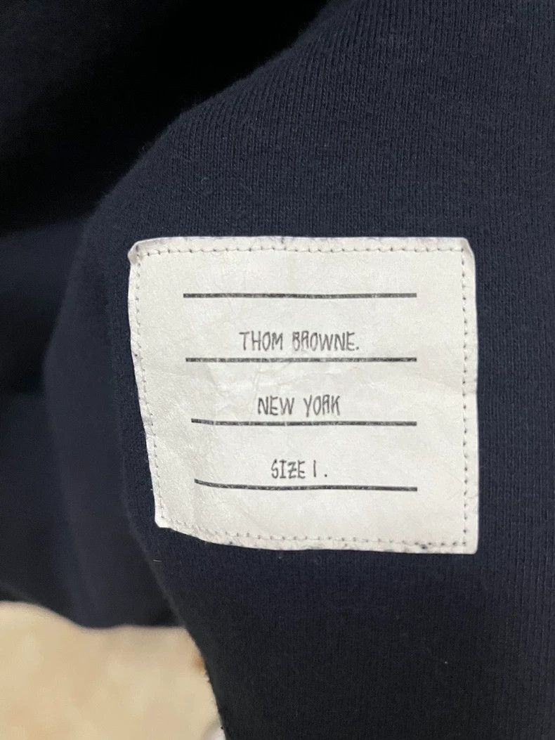 Thom Browne thom browneClassic four-striped blue sweatshirt 2503-Nextar Size US S / EU 44-46 / 1 - 4 Thumbnail