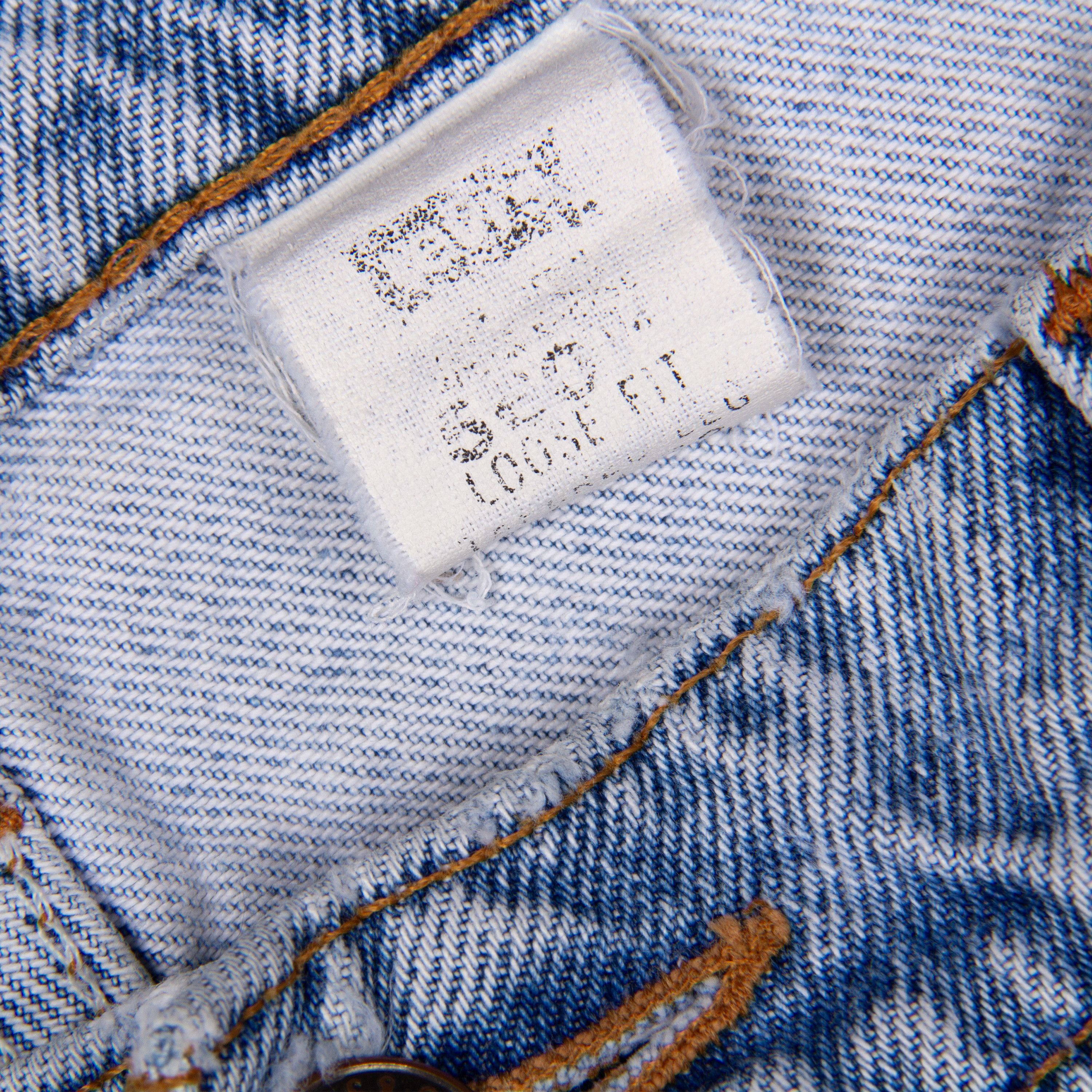 Levi's × Vintage LEVIS LIGHT BLUE WASH 520 Size US 34 / EU 50 - 4 Thumbnail