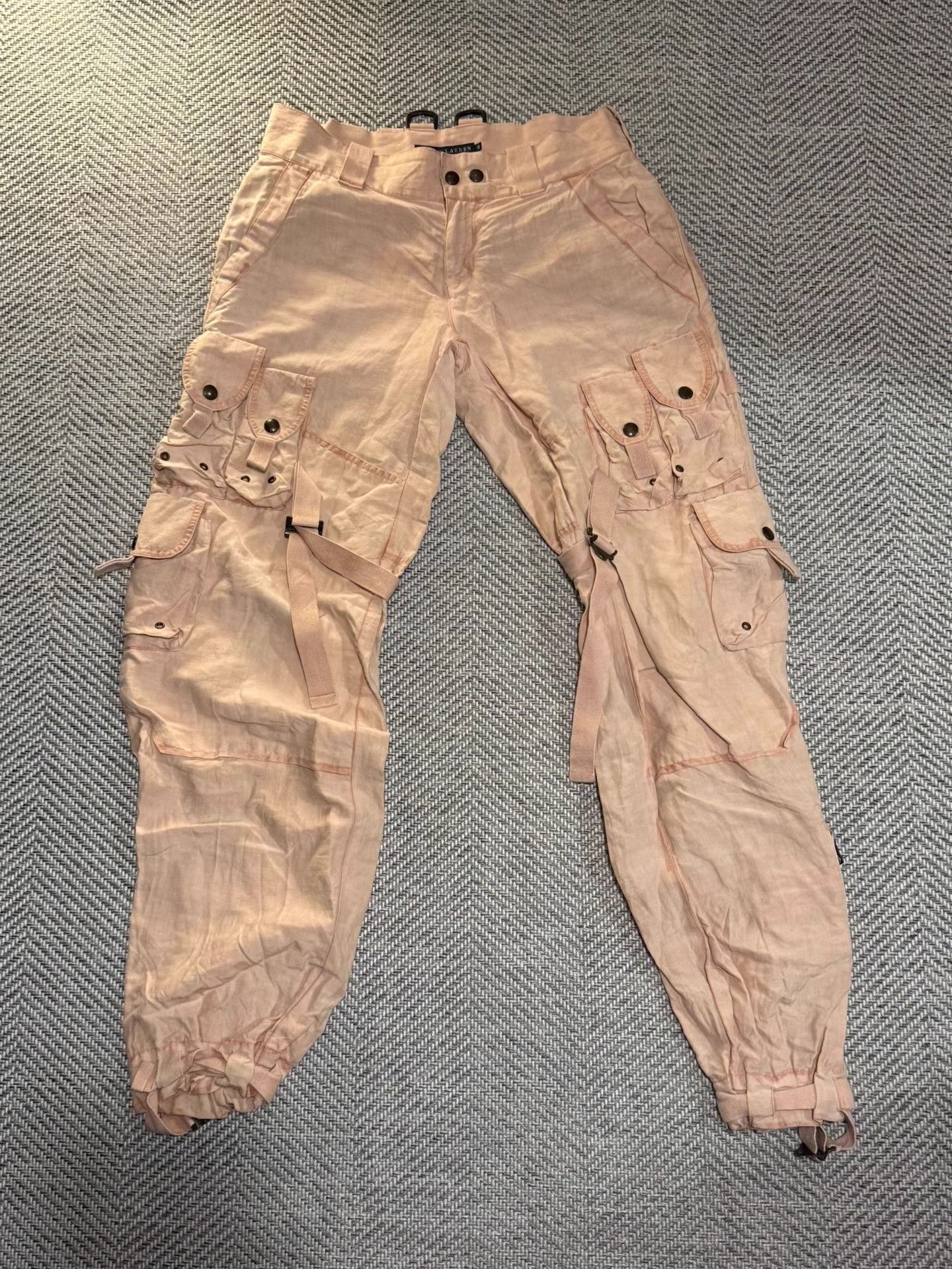 Ralph Lauren Ralph Lauren 00s Multi-Pocket Parachute Cargo Pants K24 Size US 34 / EU 50 - 1 Thumbnail