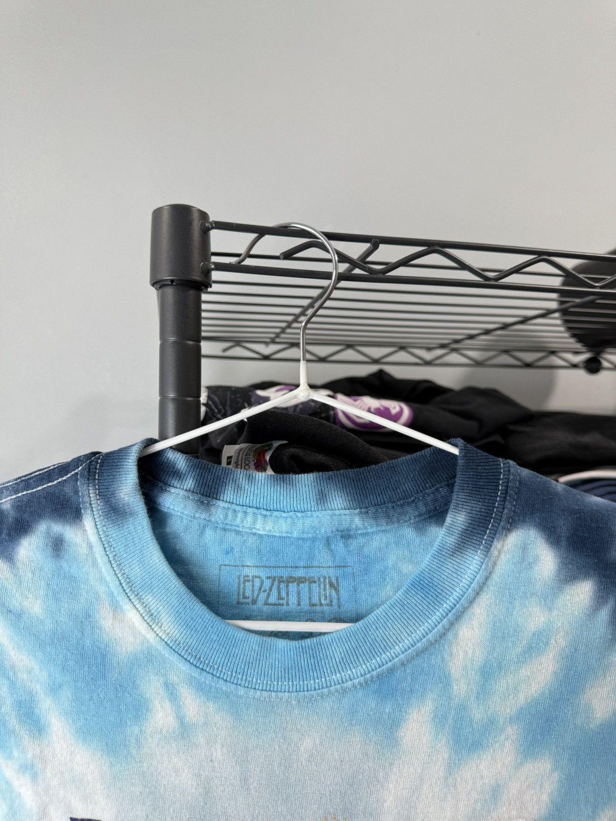 Led Zeppelin Vintage Led Zeppelin Band T Shirt Tie Dye Liquid Blue Size US S / EU 44-46 / 1 - 4 Thumbnail