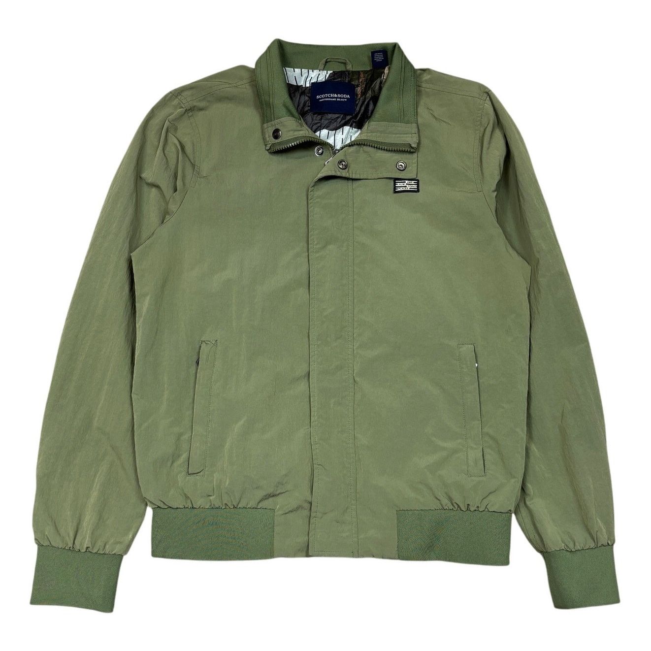 Scotch & Soda Scotch & Soda AMS Blauw Going Places Bomber Jacket Men's M Size US M / EU 48-50 / 2 - 1 Thumbnail