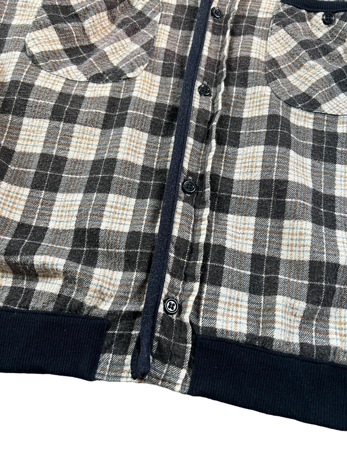 FiveBrother × Vintage Vintage 80s Five Brother Plaid Flannel Work Jacket Size US S / EU 44-46 / 1 - 5 Thumbnail