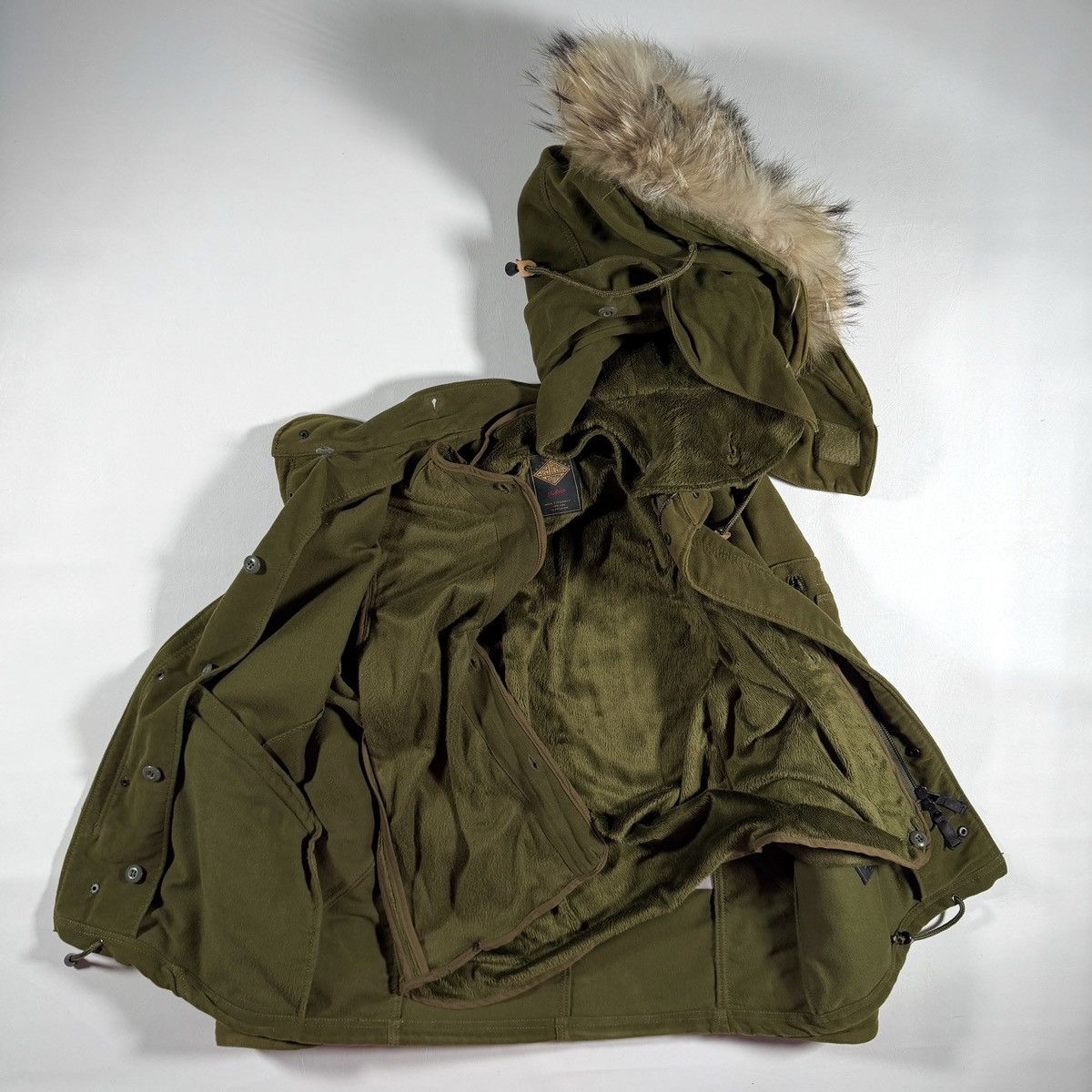 291295=Homme 291295 = Homme Raccoon Fur Parka Size US S / EU 44-46 / 1 - 5 Thumbnail