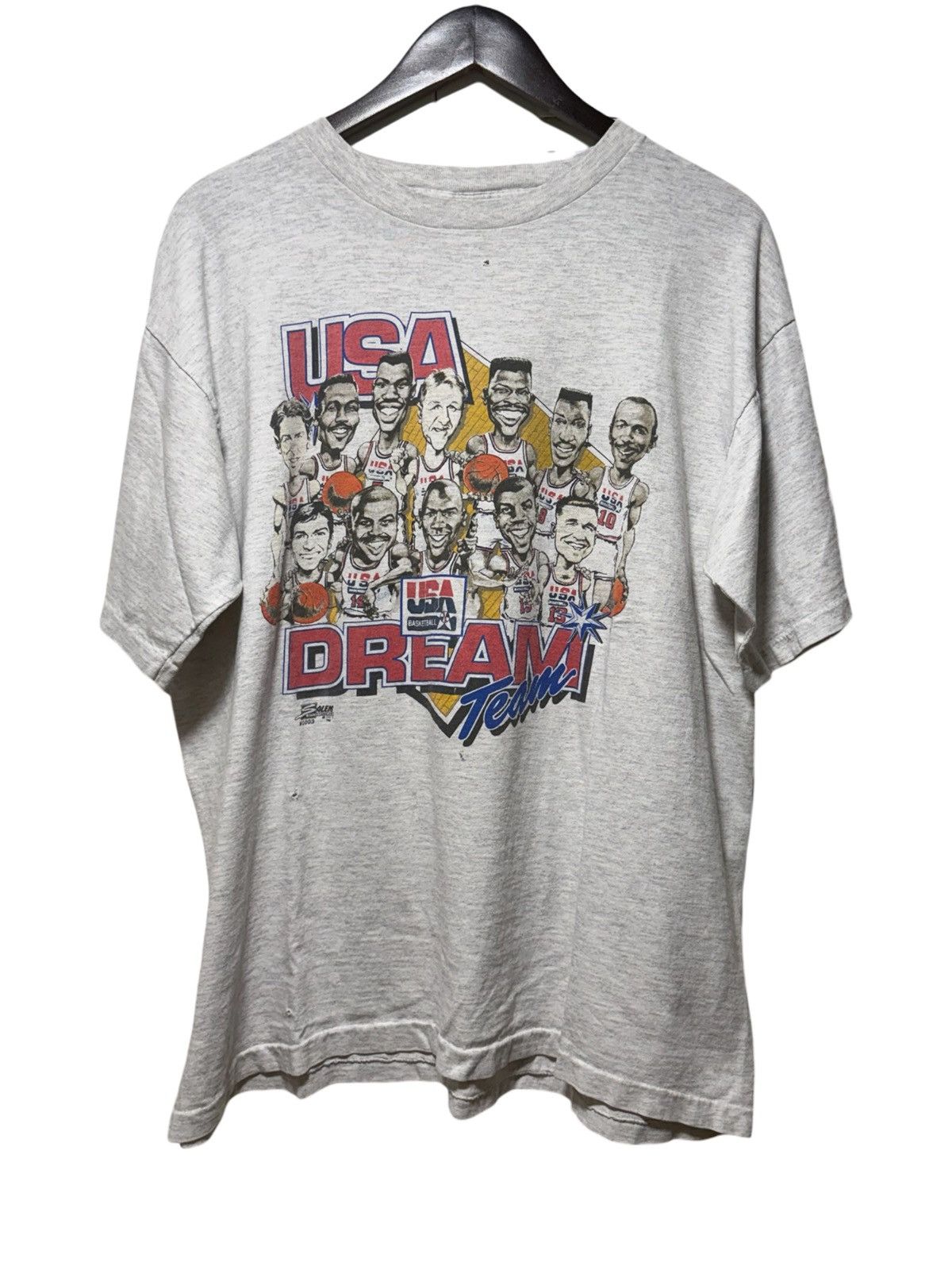 Salem Sportswear Vintage 1992 Dream Team USA Caricature Tee Olympics Jordan Size US L / EU 52-54 / 3 - 1 Thumbnail