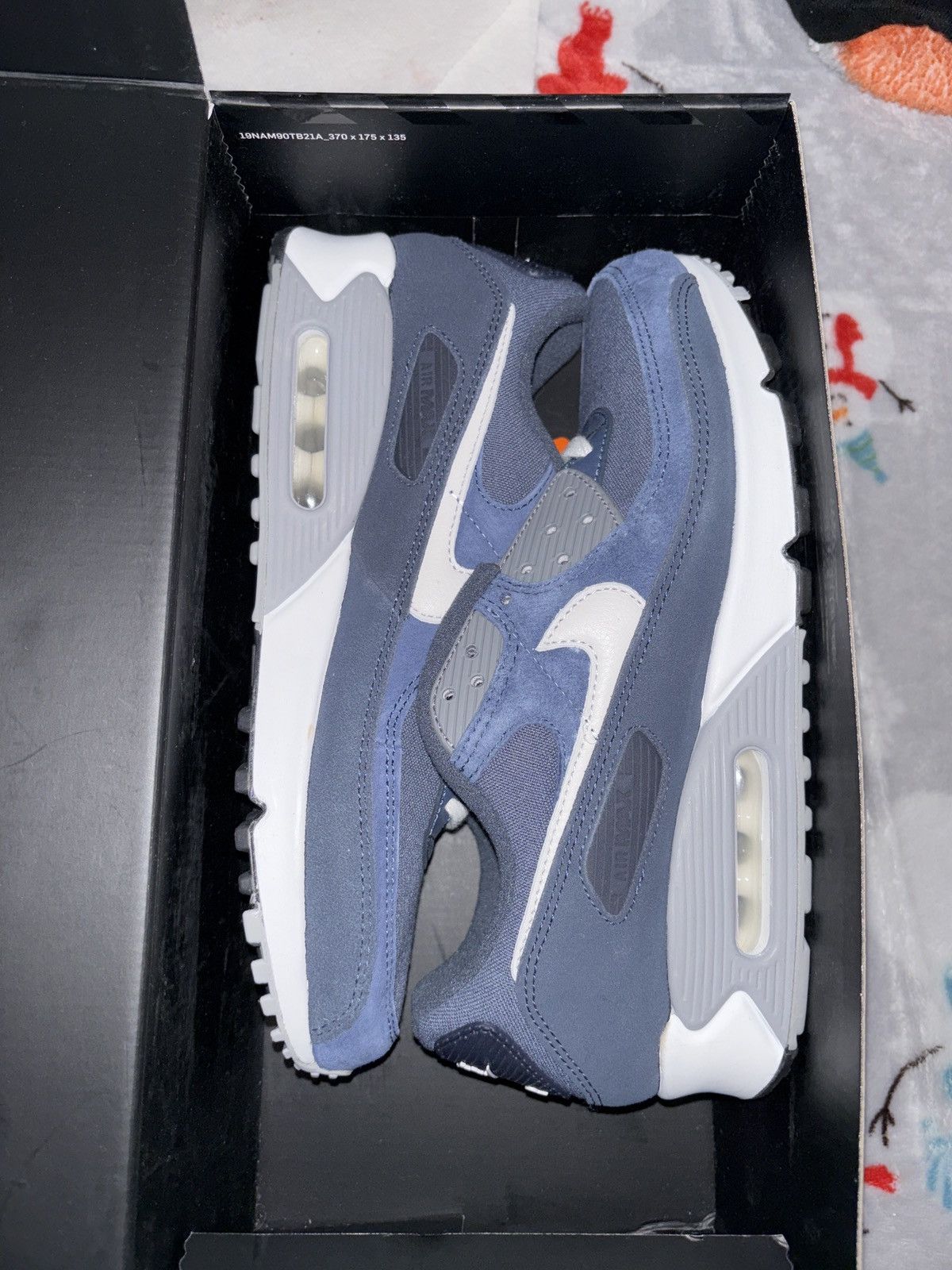 Nike Nike Air Max 90 Premium Obsidian 2021 Size US 10 / EU 43 - 1 Thumbnail