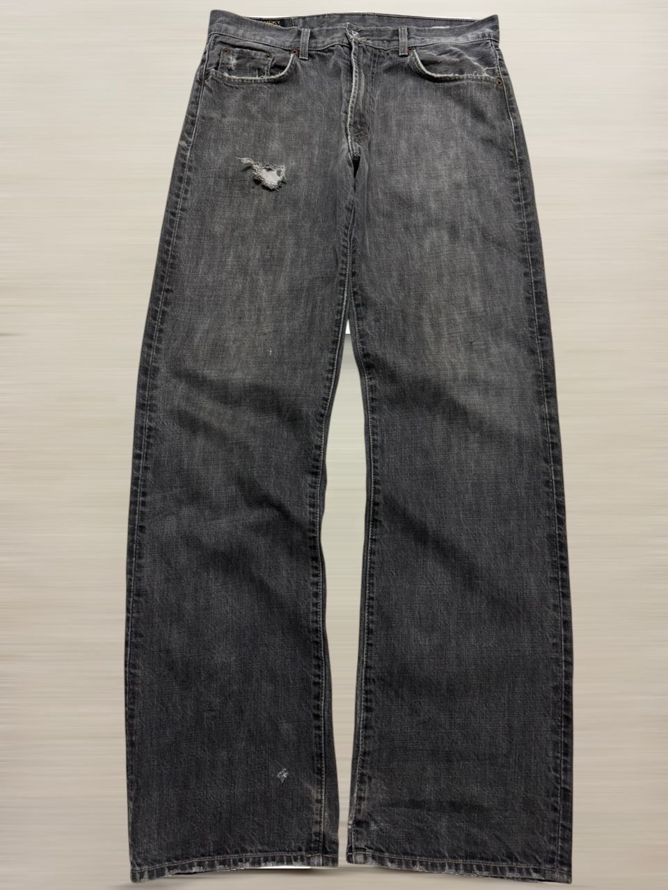 Japanese Brand 🔥OFFER🔥VINTAGE JAPANESE BAGGY THRASHED JEANS Size US 31 - 1 Thumbnail
