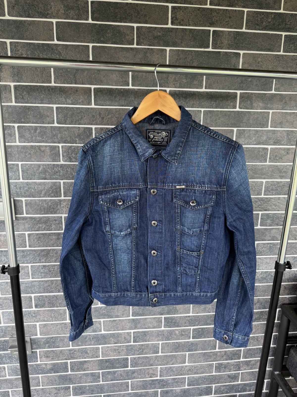 Diesel Y2K Diesel Jacket Rising Sun Avant Garde | Grailed