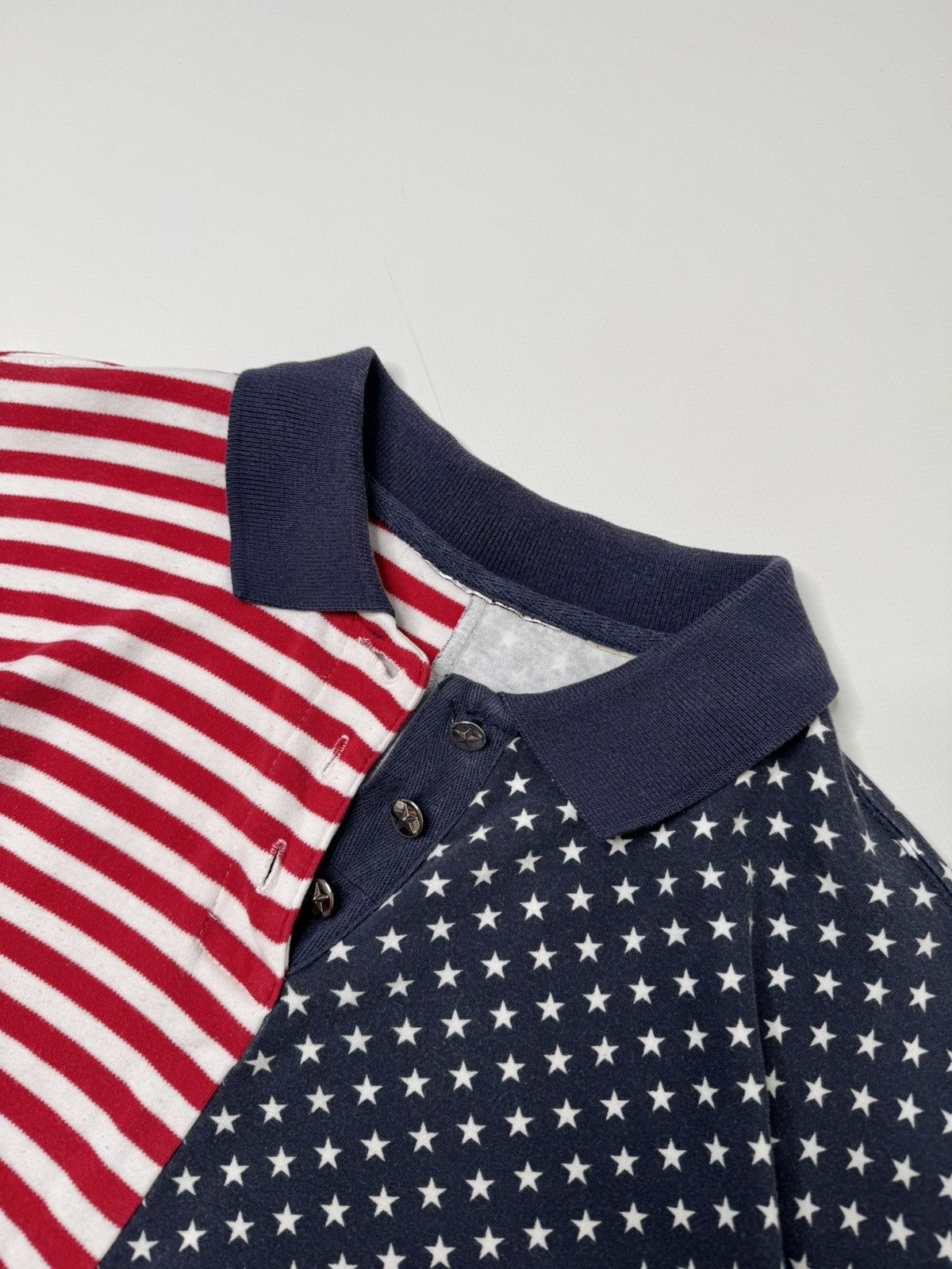 Vintage Vintage drip swag USA flag polo tee chief keef if6was9 lgb Size US M / EU 48-50 / 2 - 3 Thumbnail