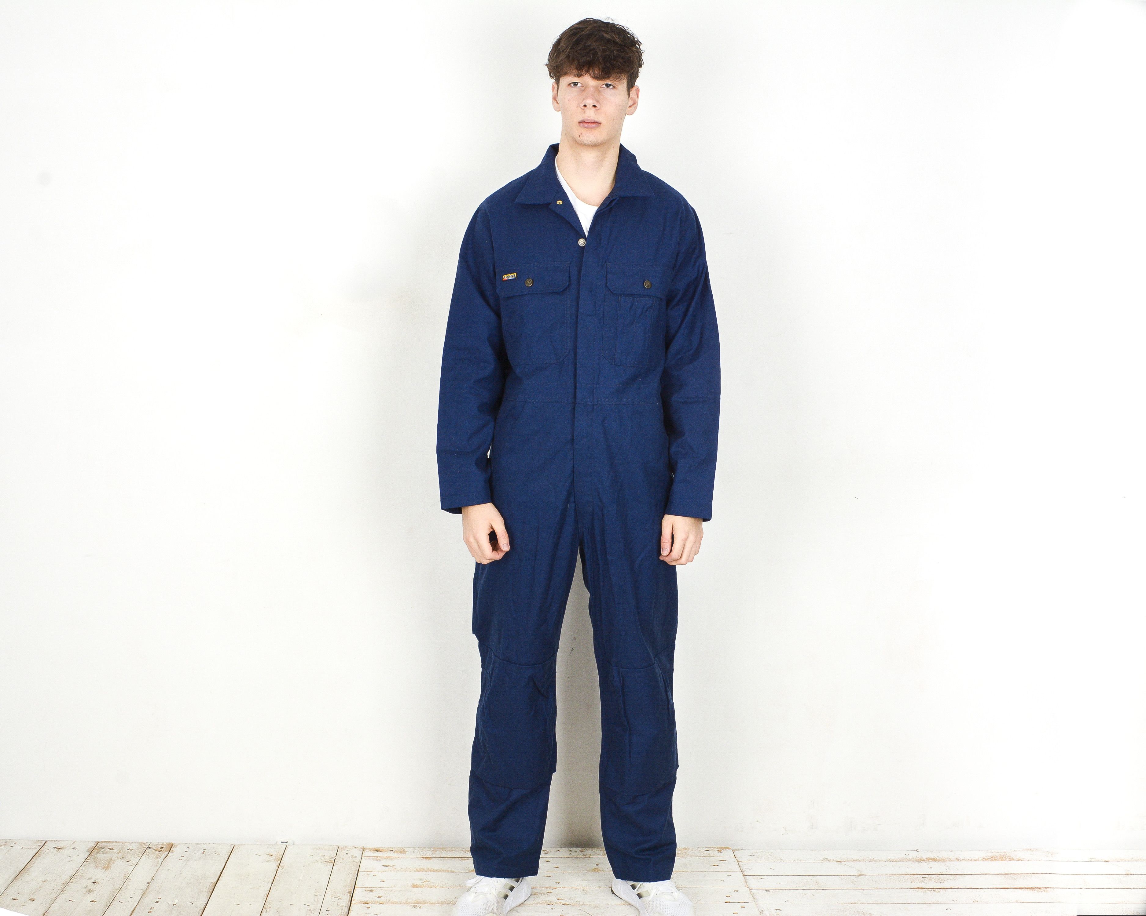 Vintage BLAKLADER Work Overalls XL Boilersuit Chore Utility Jumpsuit Size US 36 / EU 52 - 1 Thumbnail