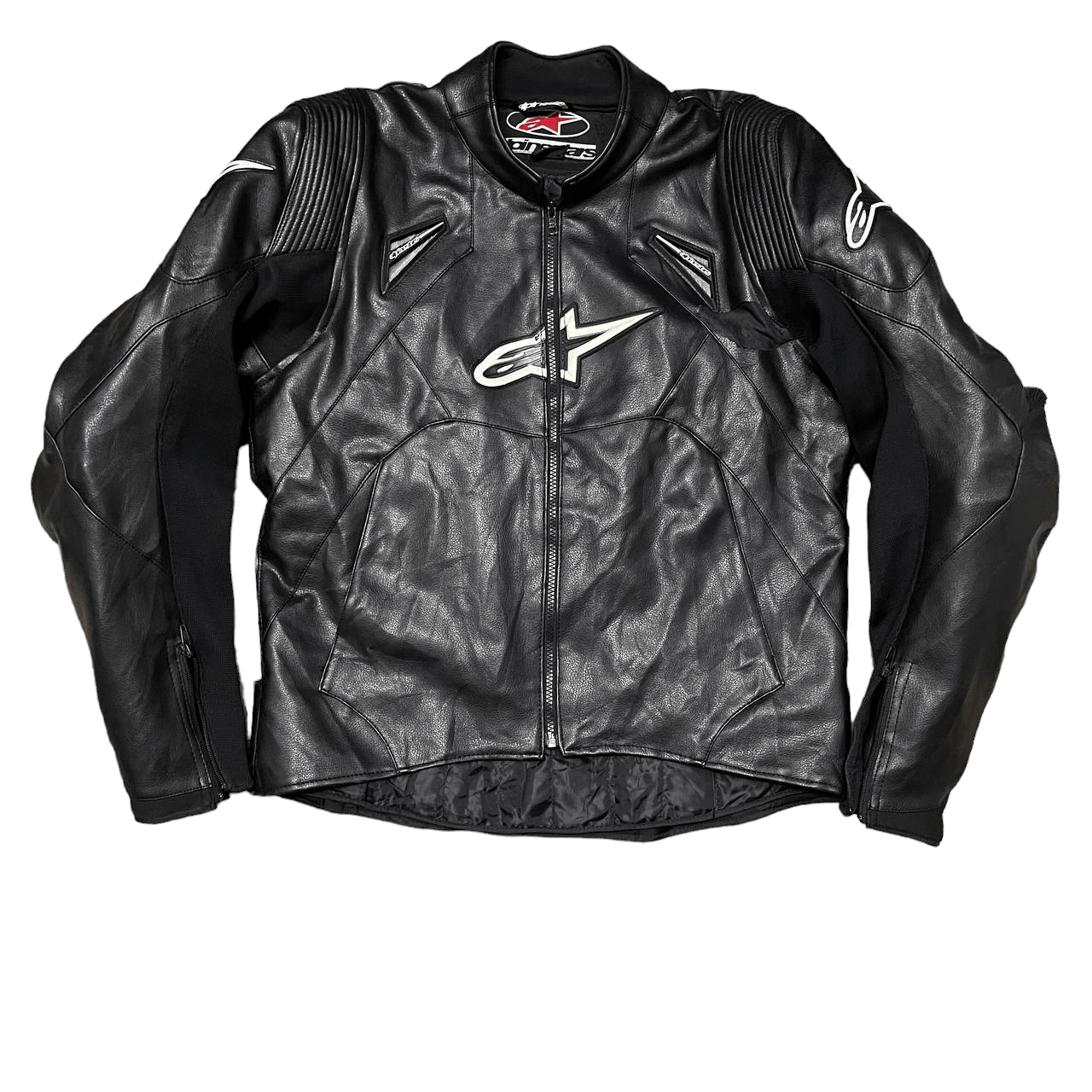 Alpinestars Vintage Alpinestars Motorcycle Racing Jacket With Padding Size US L / EU 52-54 / 3 - 1 Thumbnail