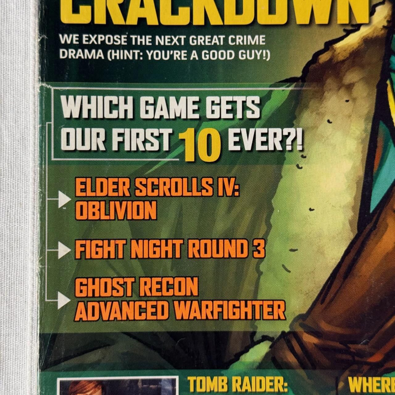 Other VTG XBOX Magazine #56 April 2006 Crackdown Preview w/ Poster Size ONE SIZE - 3 Thumbnail