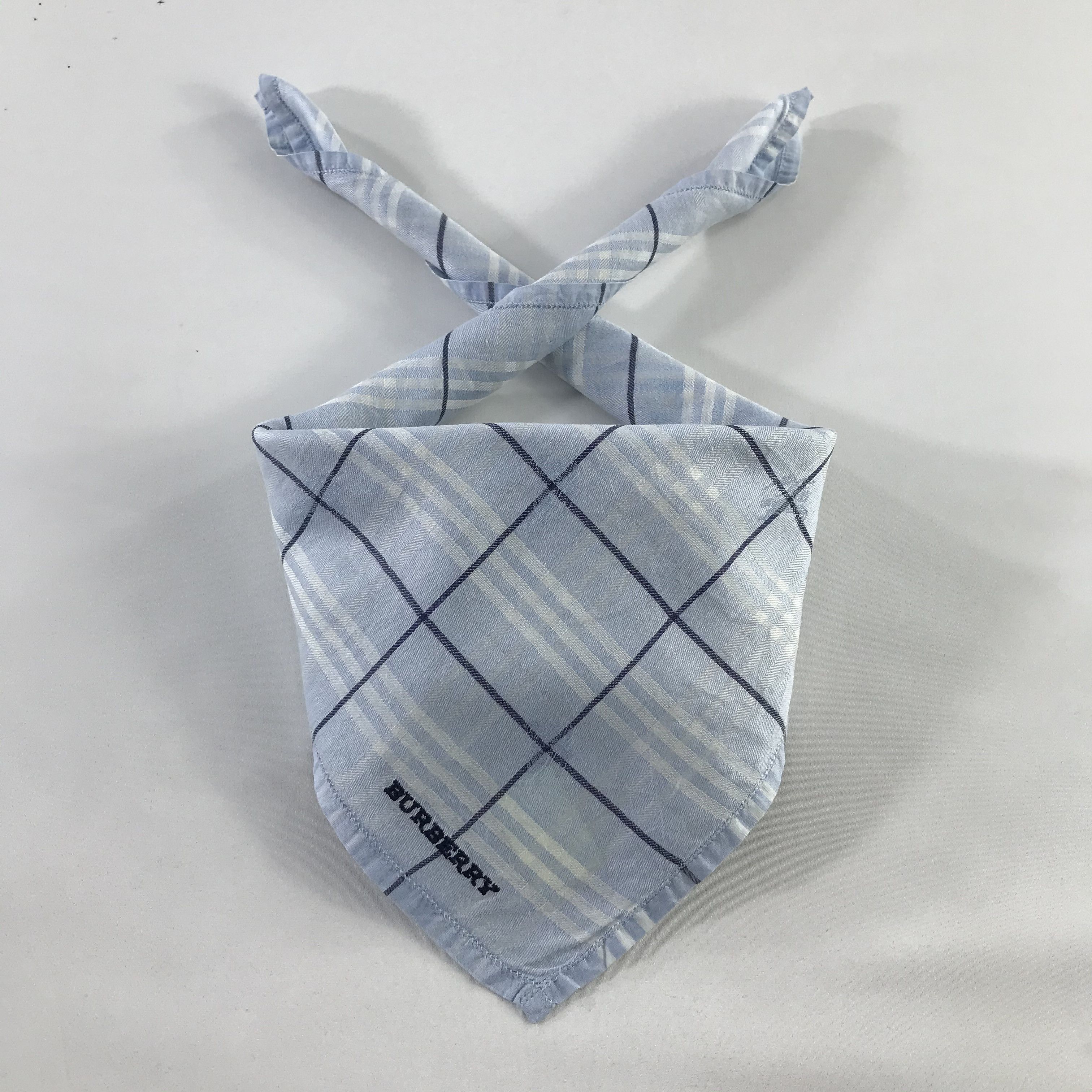 Burberry × Vintage Burberry Bandana / Handkerchief / Neckerchief - S541 Size ONE SIZE - 3 Thumbnail