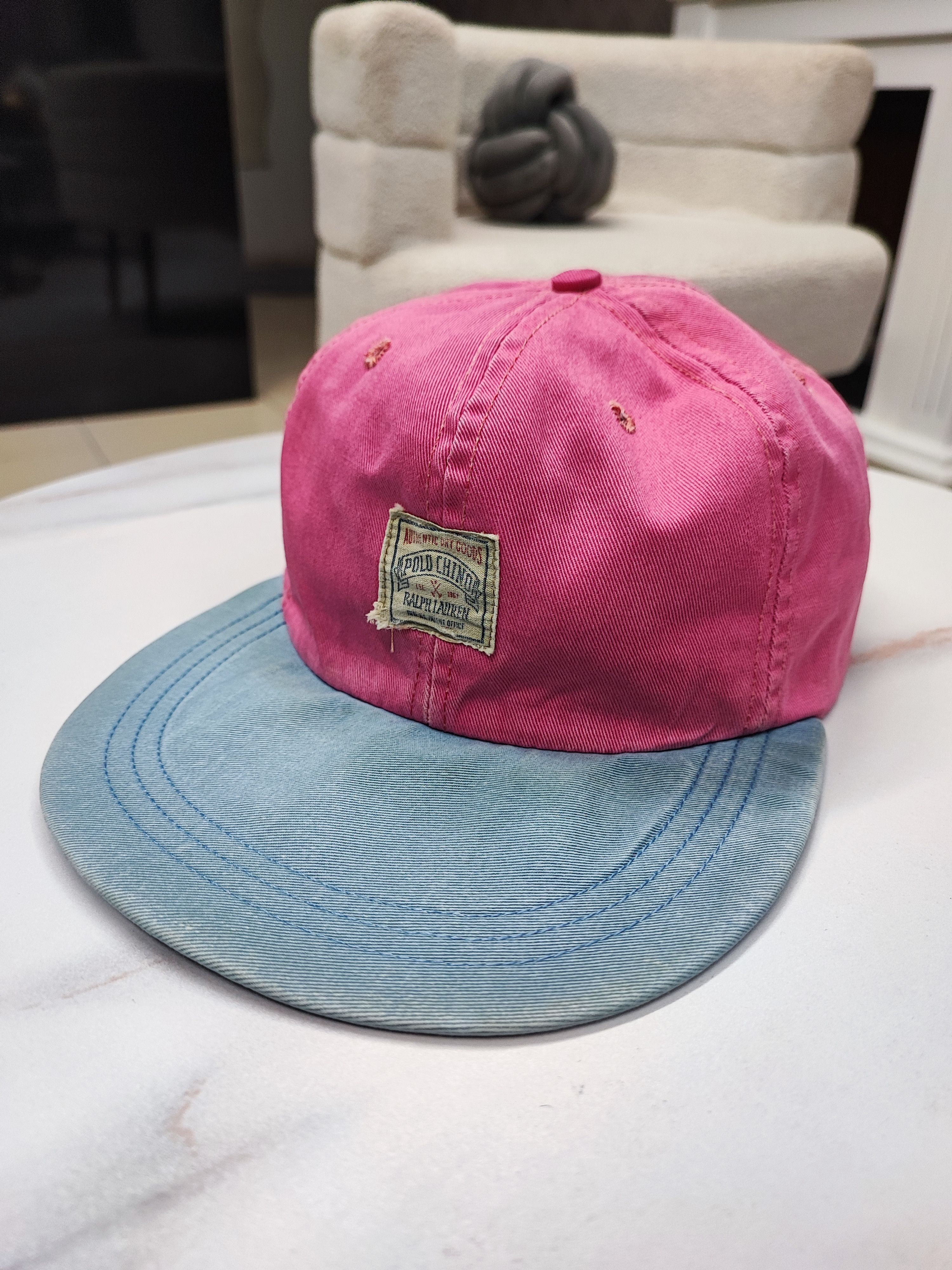 Vintage 90's Hat Polo Ralph Lauren Polo Chino Long Bill