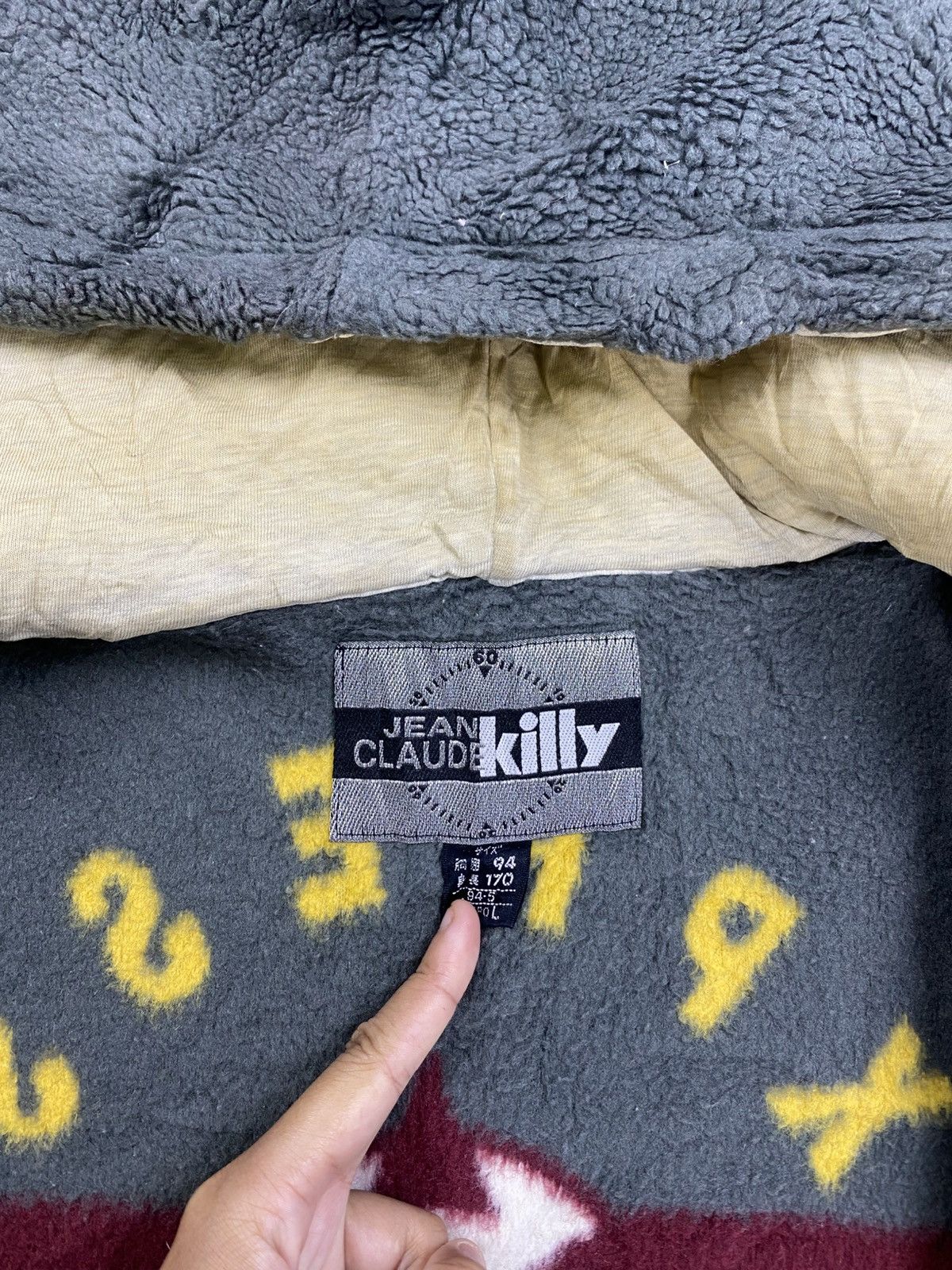 Japanese Brand × Vintage Vintage Jean Claude Killy Full Printed Sherpa Hoodie Jacket Size US L / EU 52-54 / 3 - 10 Thumbnail