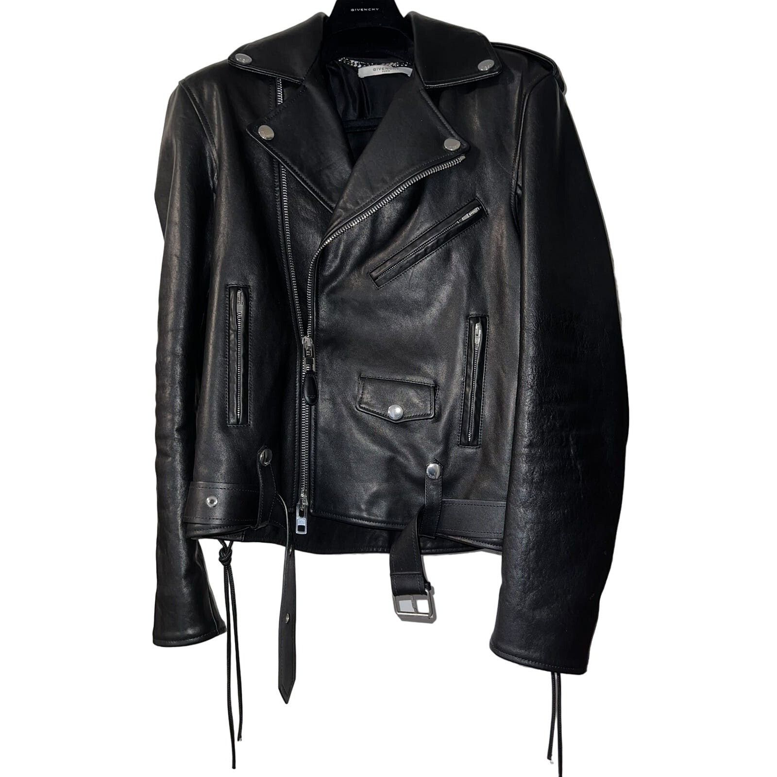 Givenchy Givenchy Calfskin Classic Biker Jacket Size US M / EU 48-50 / 2 - 6 Thumbnail