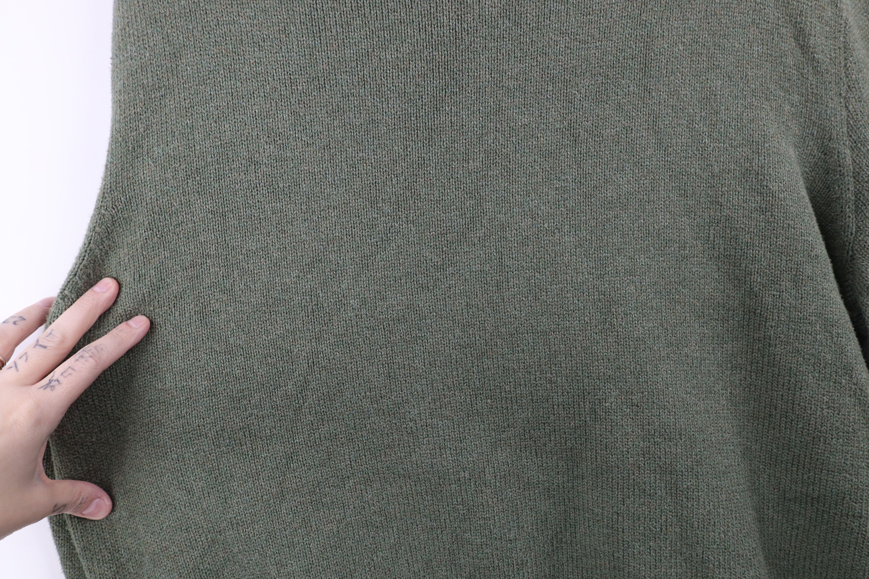 Ralph Lauren × Vintage Vintage Ralph Lauren Ribbed Knit Half Zip Pullover Sweater Size US L / EU 52-54 / 3 - 10 Thumbnail