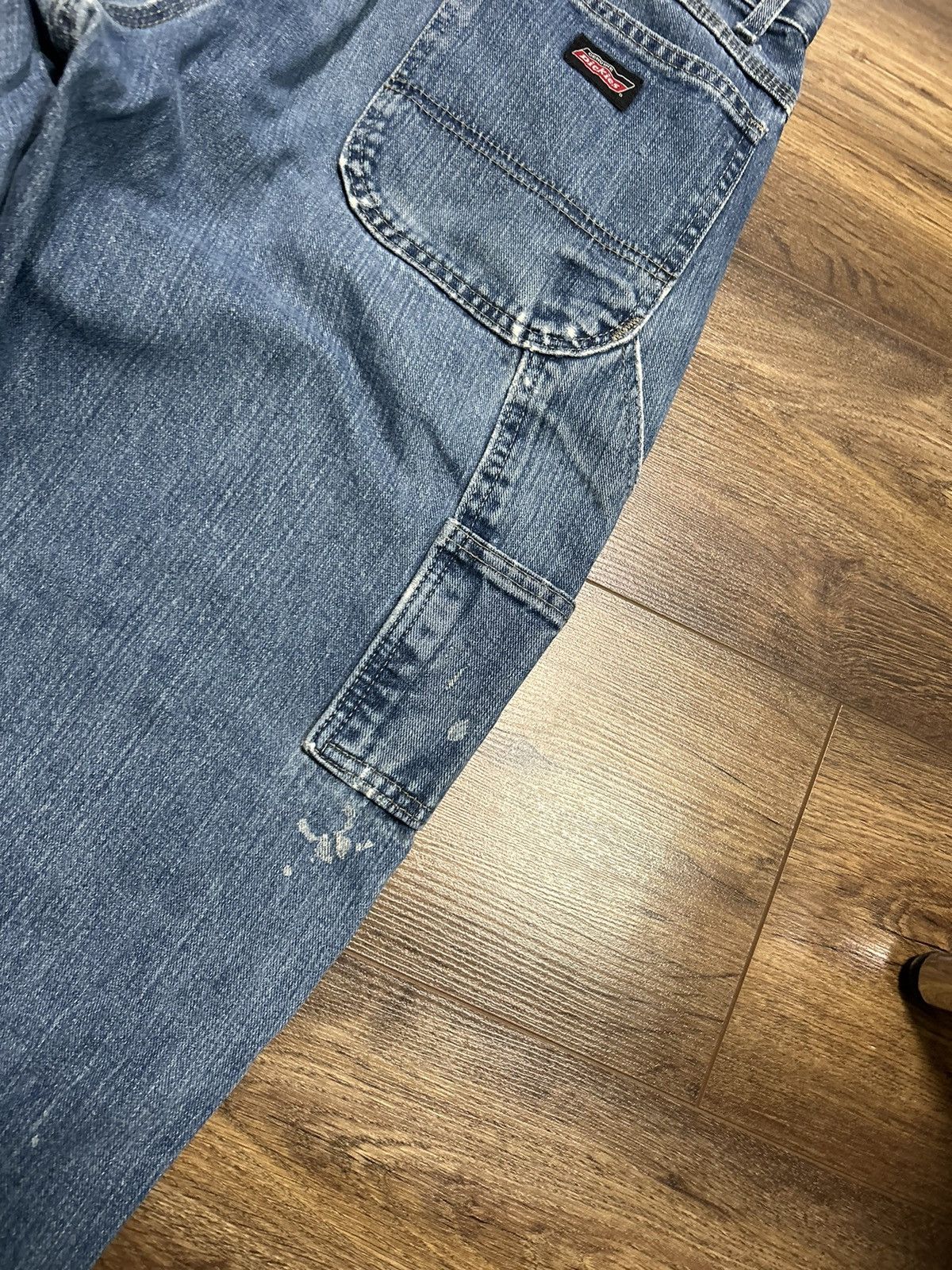 Carhartt × Dickies × Vintage Vintage Dickies baggy Distressed denim jeans Size US 36 / EU 52 - 2 Thumbnail