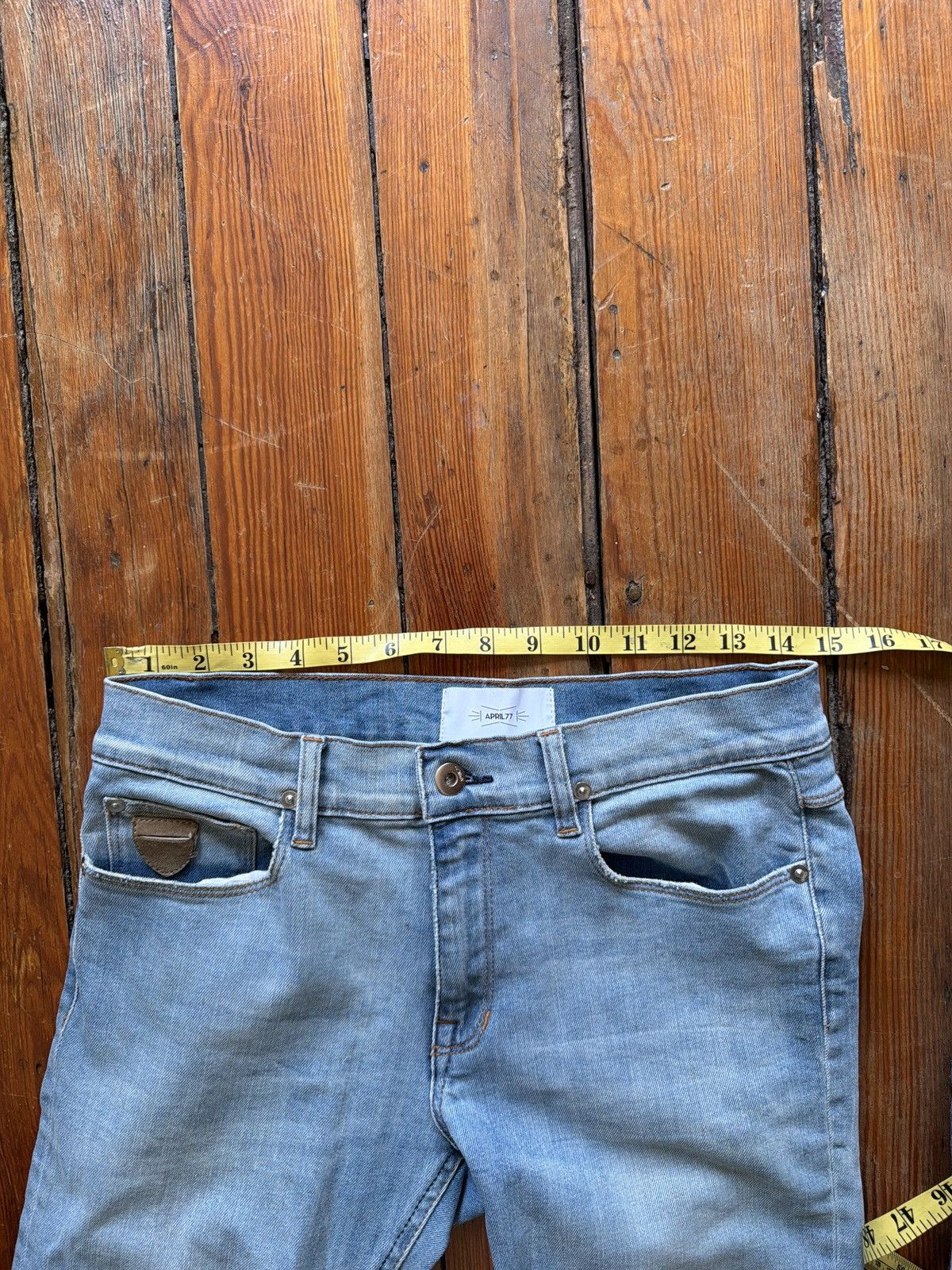 April 77 Joey Ronnie Ashbury stonewash blue denim 28/34 Hedi Slimane Size US 28 / EU 44 - 6 Thumbnail