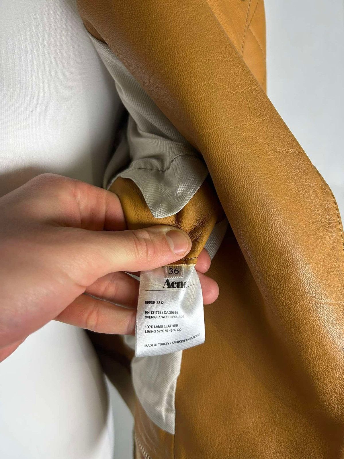 Acne Studios Acne Studios leather jacket Size XS / US 0-2 / IT 36-38 - 5 Thumbnail