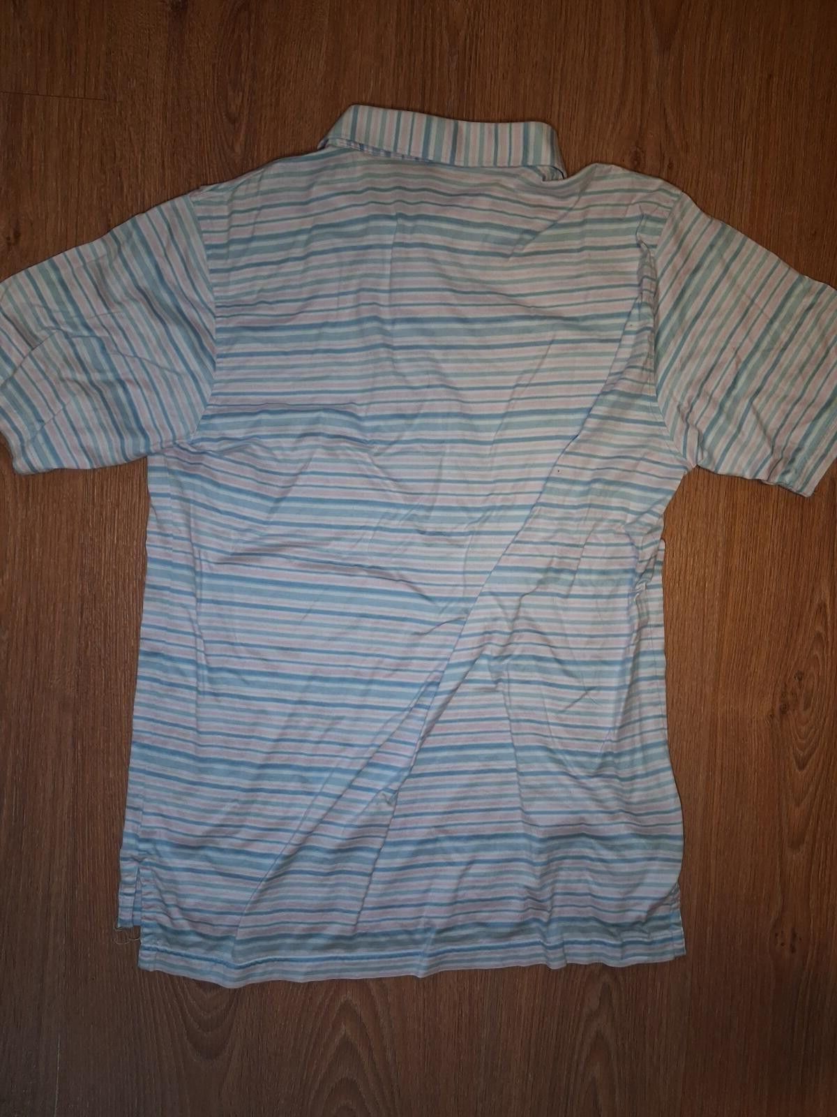 Peter Millar Peter Millar Golf Polo Mens Medium White Multicolor Striped Size US M / EU 48-50 / 2 - 4 Thumbnail