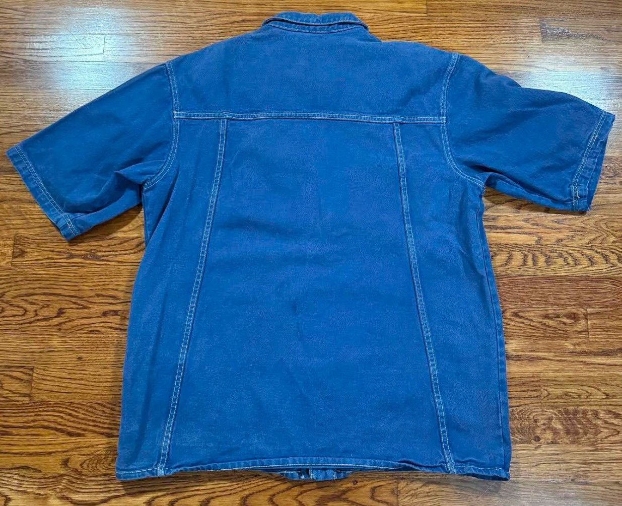 Karl Kani Vintage Karl Kani Denim Spell Out Top Size L Tupac Size US L / EU 52-54 / 3 - 2 Thumbnail