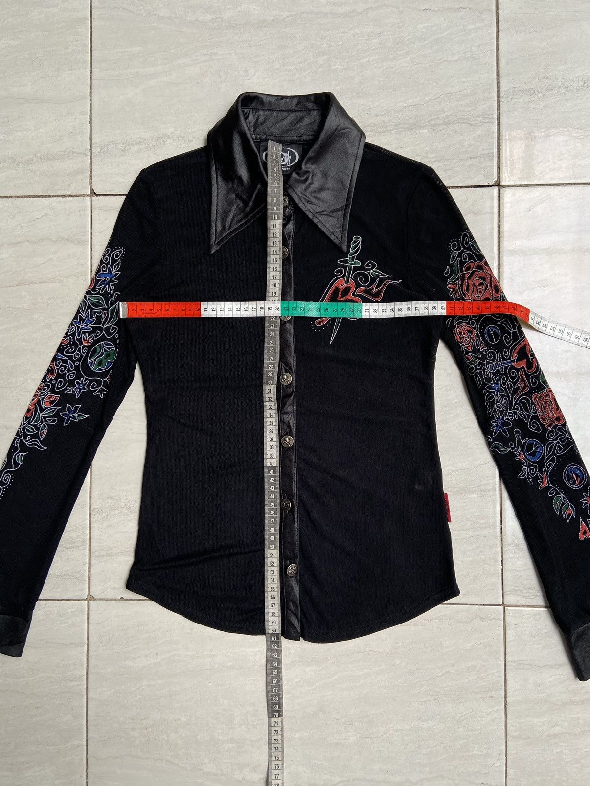 Seditionaries OZZ ON Black Shirt Size US XS / EU 42 / 0 - 7 Thumbnail