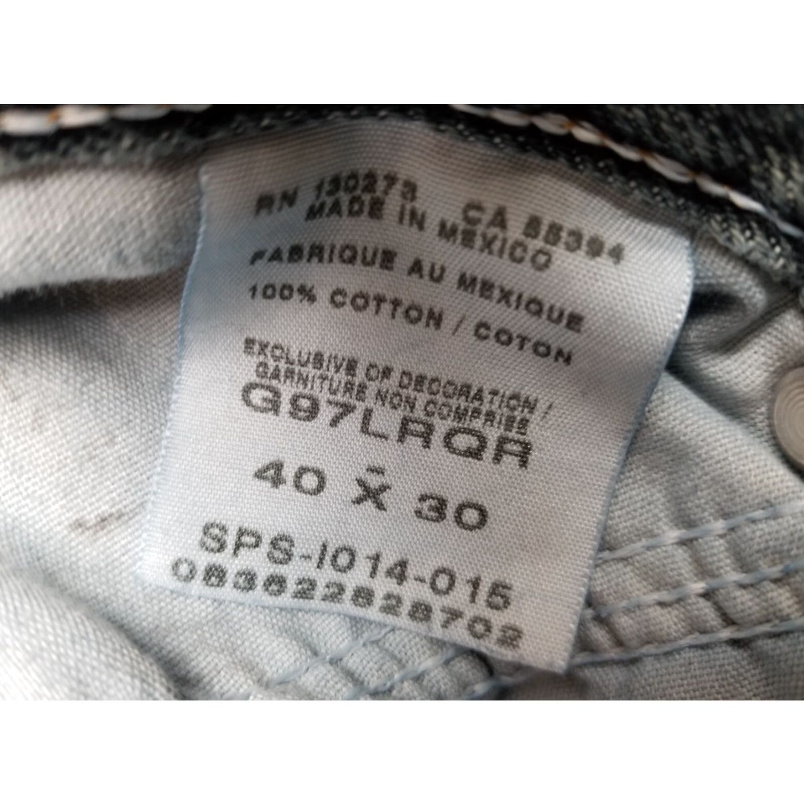 Wrangler Wrangler Jeans Mens 40x32 Blue Denim Premium Quality 100% Cotton Ranch Farm Work Jeans 40 Regular Blue 90s American USA Mens Size US 40 / EU 56 - 4 Thumbnail