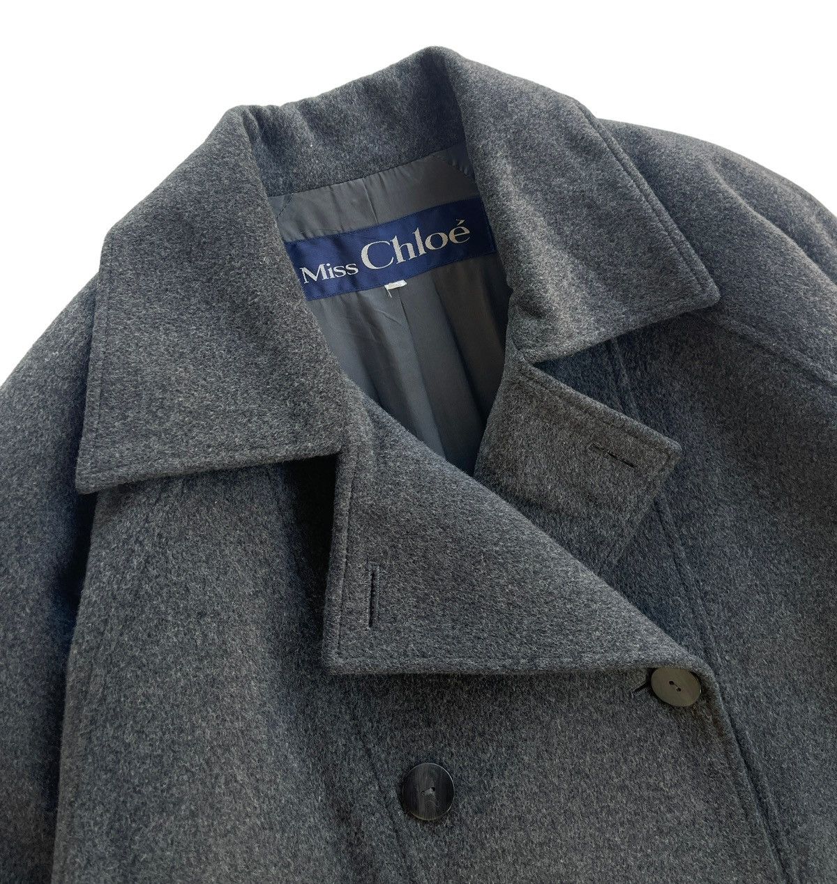 Chloe Chloe Wool Cashmere Overcoat Size L / US 10 / IT 46 - 4 Thumbnail