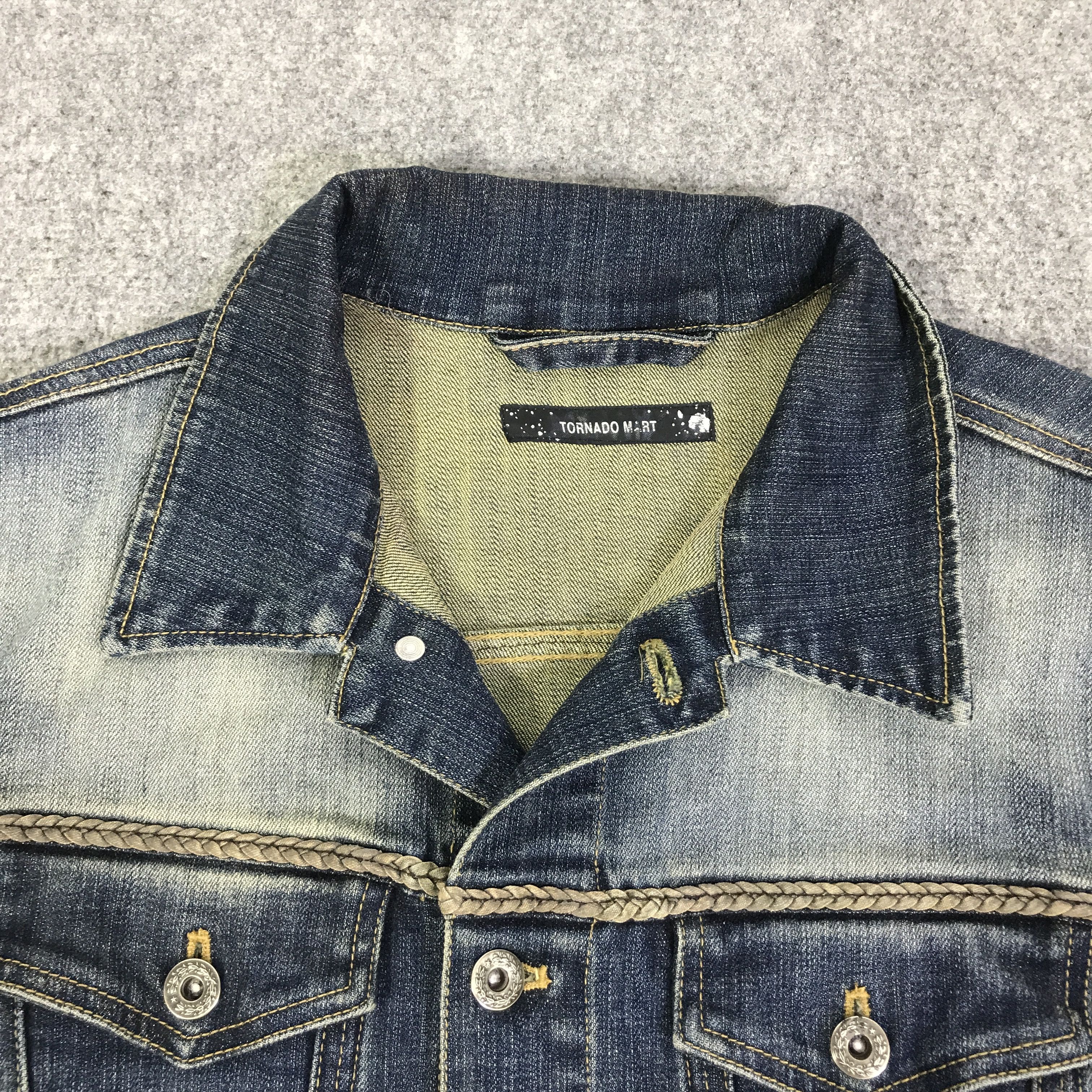Tornado Mart GOTHIC STYLE TORNADO MART DENIM JACKET K78B9 Size US M / EU 48-50 / 2 - 7 Thumbnail
