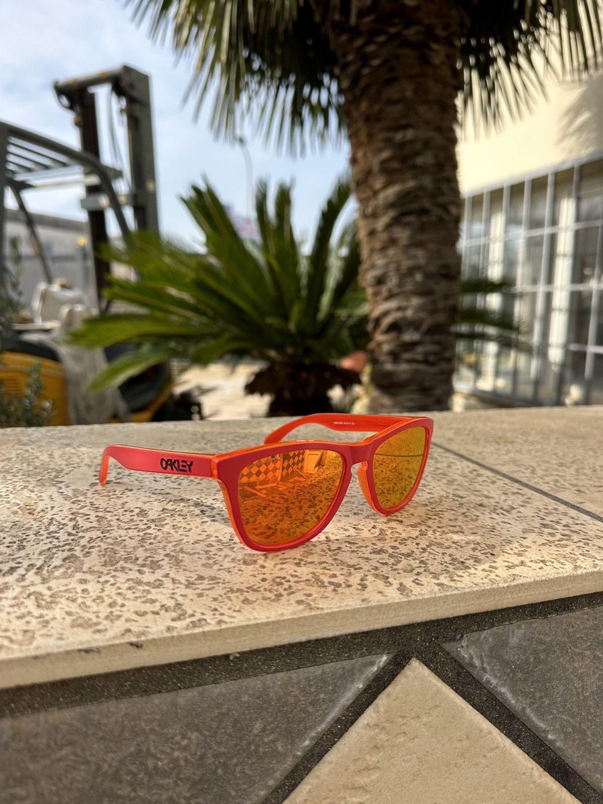 Oakley Oakley Sunglasses Orange OO9013 Frogskins Size ONE SIZE - 1 Thumbnail