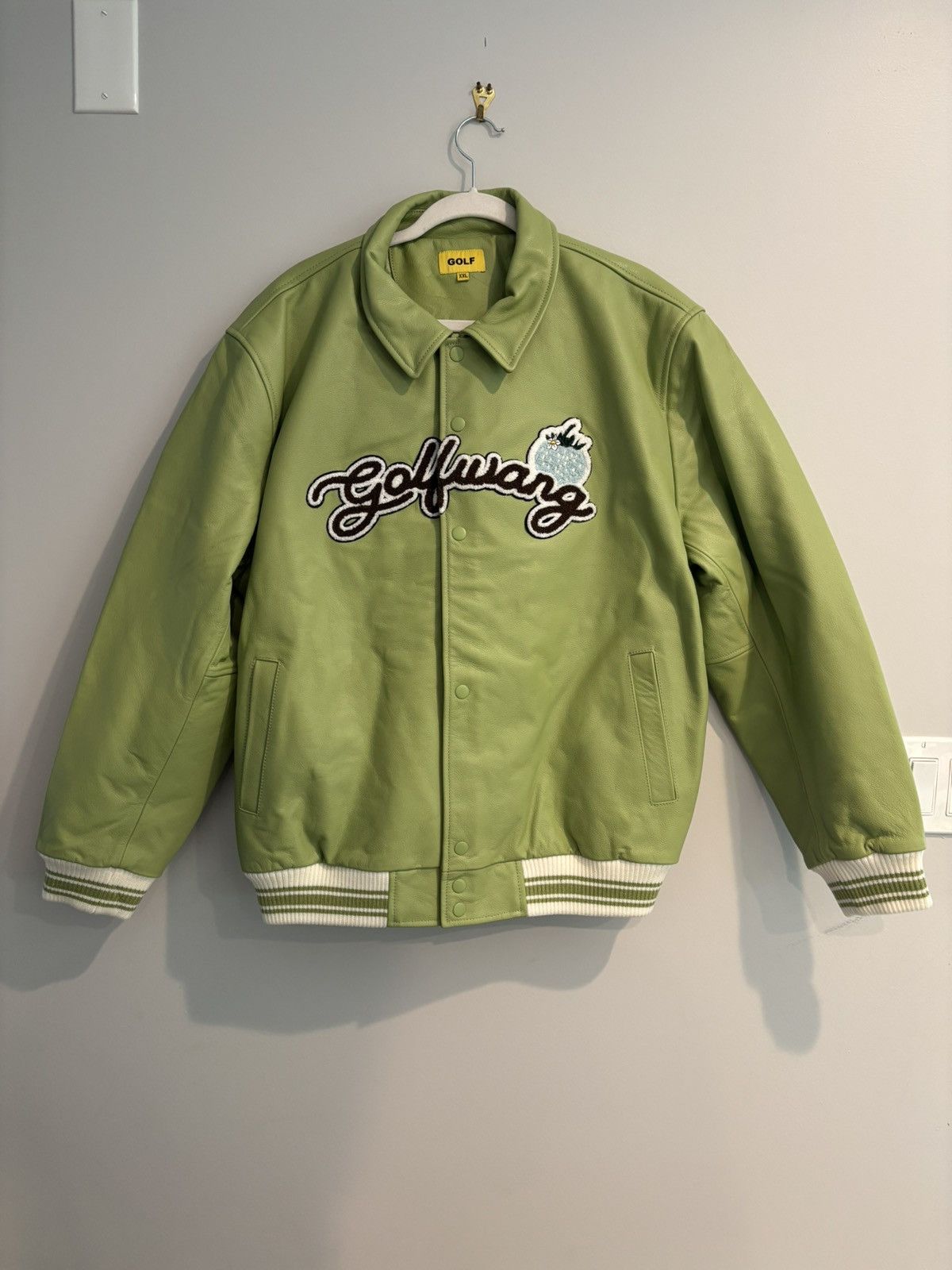 Golf Wang Strawberry Leather Jacket by Golf Wang Size US XXL / EU 58 / 5 - 1 Thumbnail