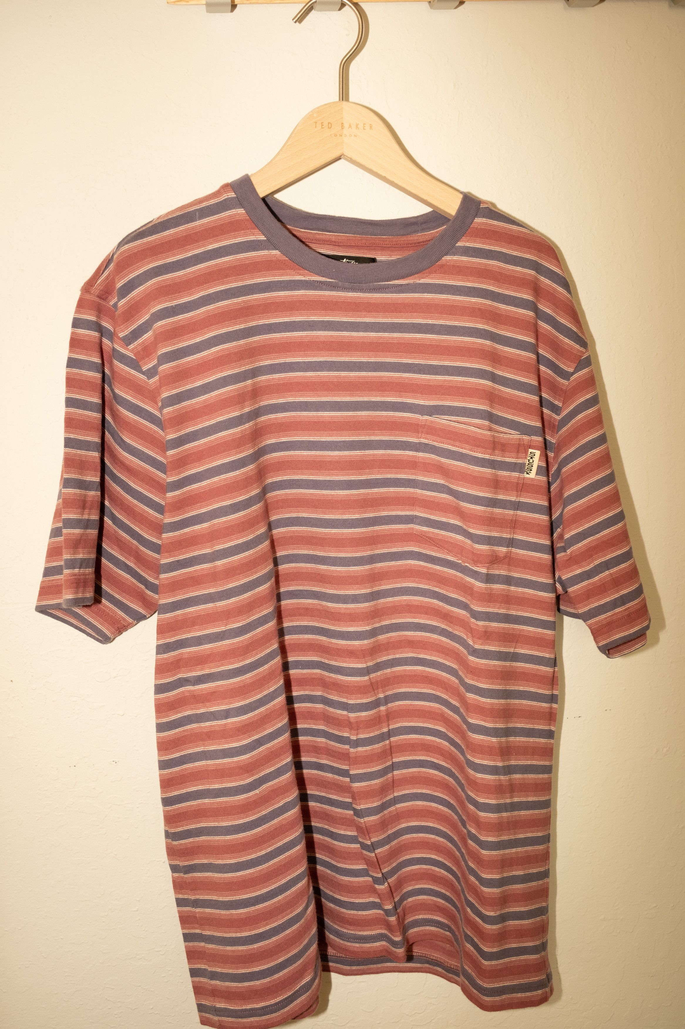 Stussy Stussy Stripe Pocket Tee Size US L / EU 52-54 / 3 - 1 Thumbnail