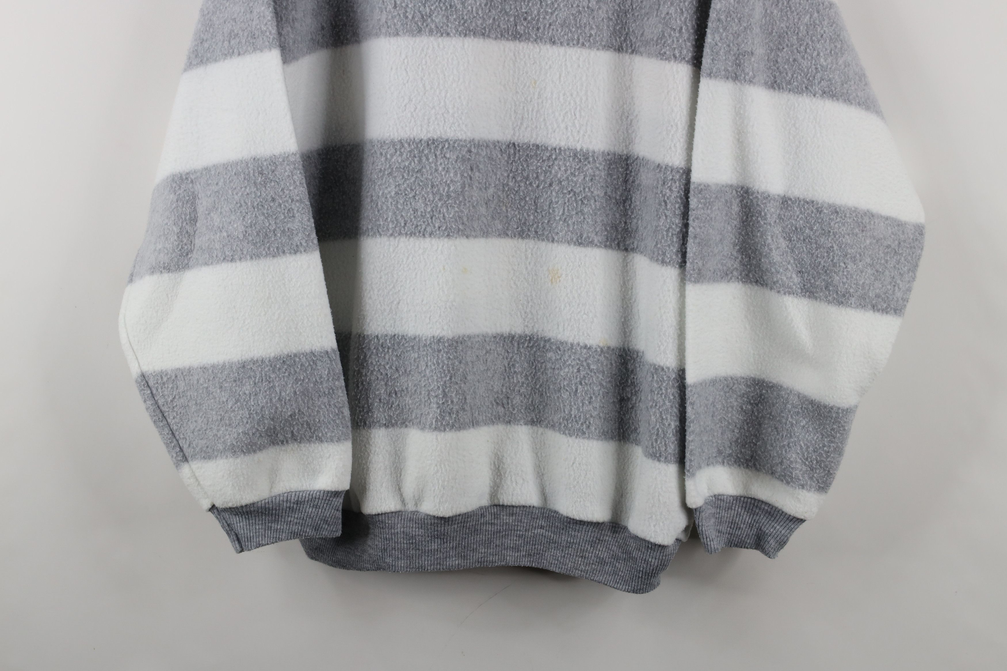 Vintage Vintage 90s Streetwear Block Fleece Crewneck Sweatshirt Size L / US 10 / IT 46 - 3 Thumbnail