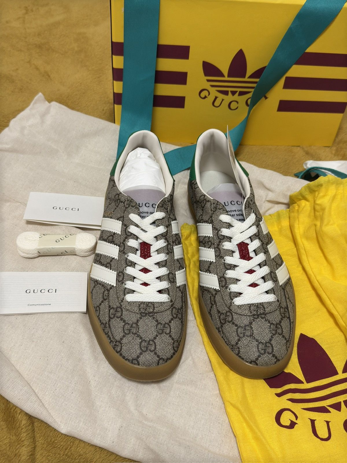 Adidas × Gucci New Adidas x Gucci Gazelle 41 1/3 Size US 9 / EU 42 - 4 Thumbnail