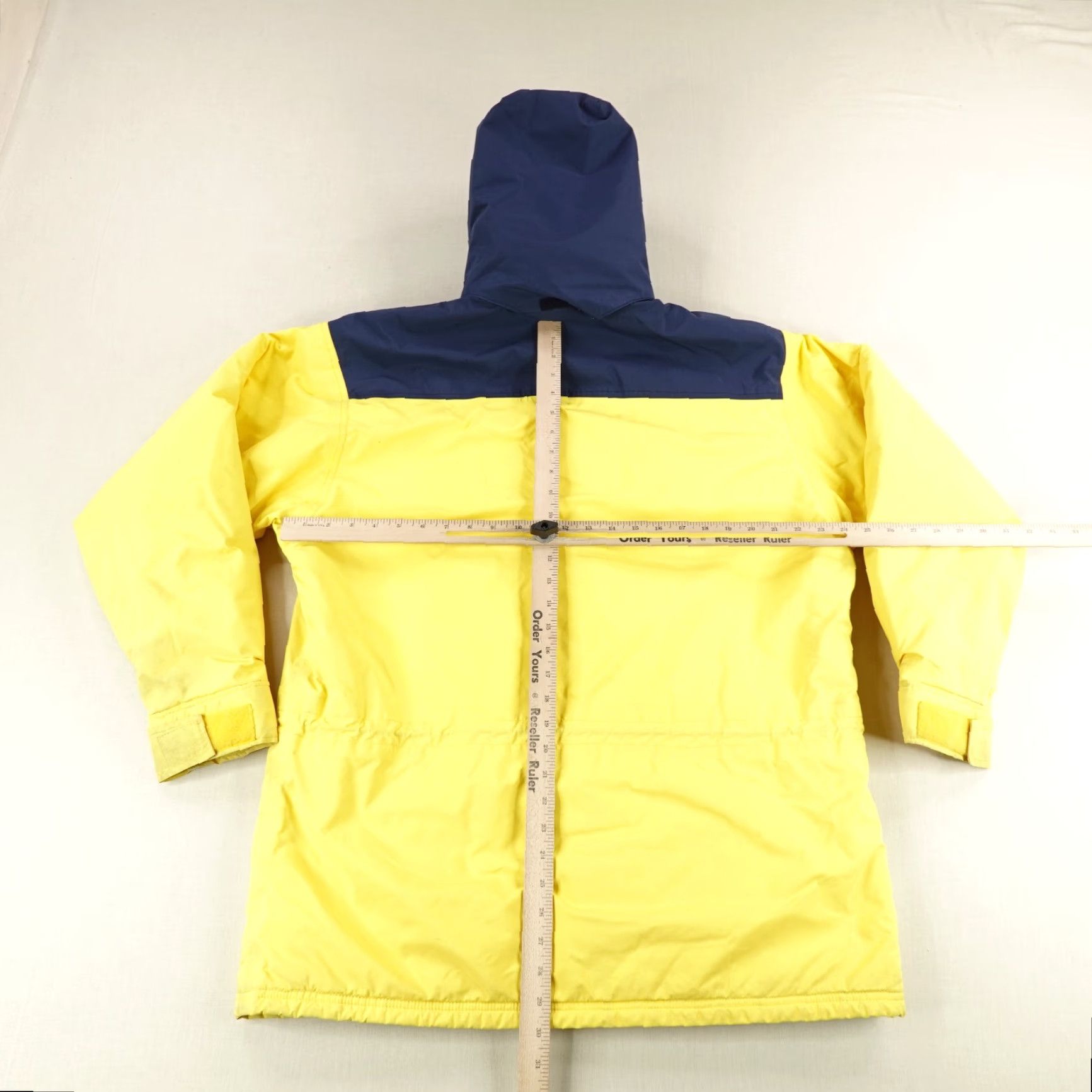 Vintage VINTAGE L.L. Bean Jacket Mens XL Yellow Nylon Rain Coat 90s Insulated Puffer Hooded Water Resistant Windproof Full Zip Size US XL / EU 56 / 4 - 5 Thumbnail