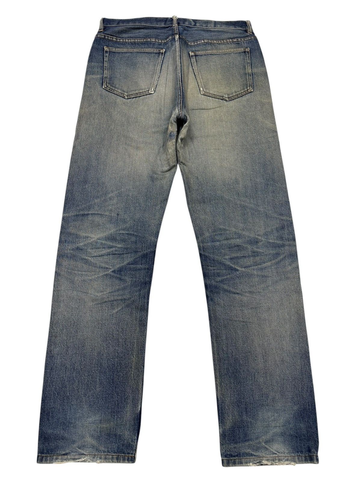 A.P.C. A.P.C Selvedge Distressed Repair Jeans Size US 32 / EU 48 - 10 Thumbnail