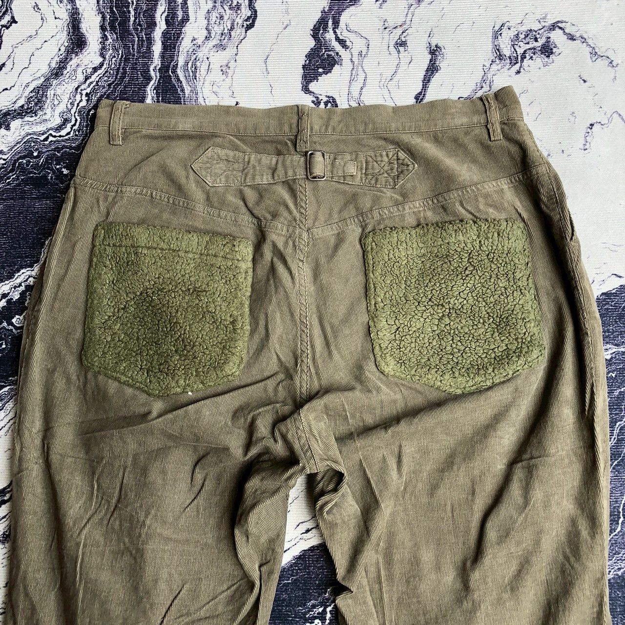 Ne-Net Né-net Sherpa Back Pocket Wide Cropped Trousers Size US 33 - 2 Thumbnail