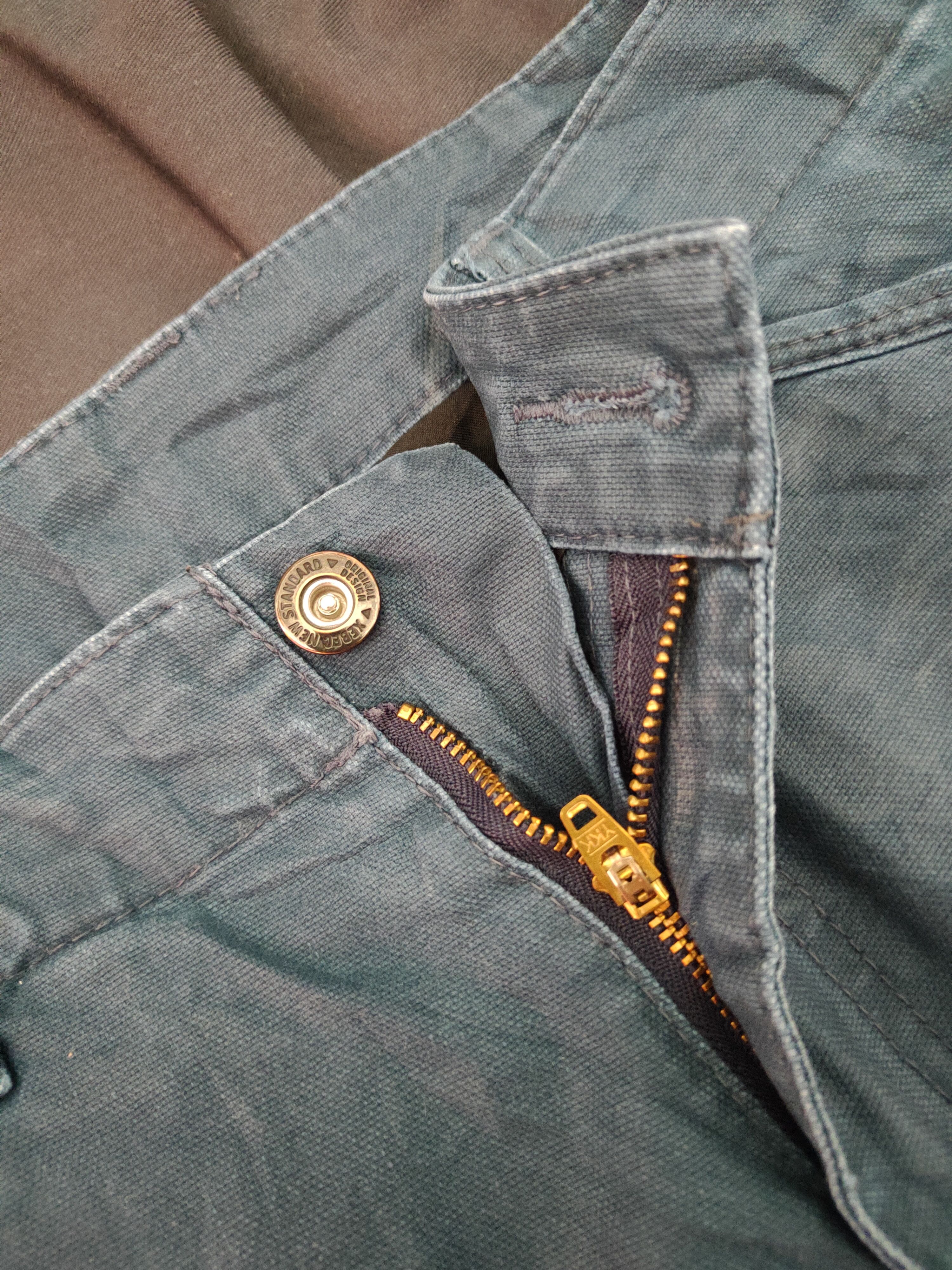 Japanese Brand Genba-Xebec Blue Multipocket Tactical Cargo Pants #S1317 Size US 30 / EU 46 - 12 Thumbnail