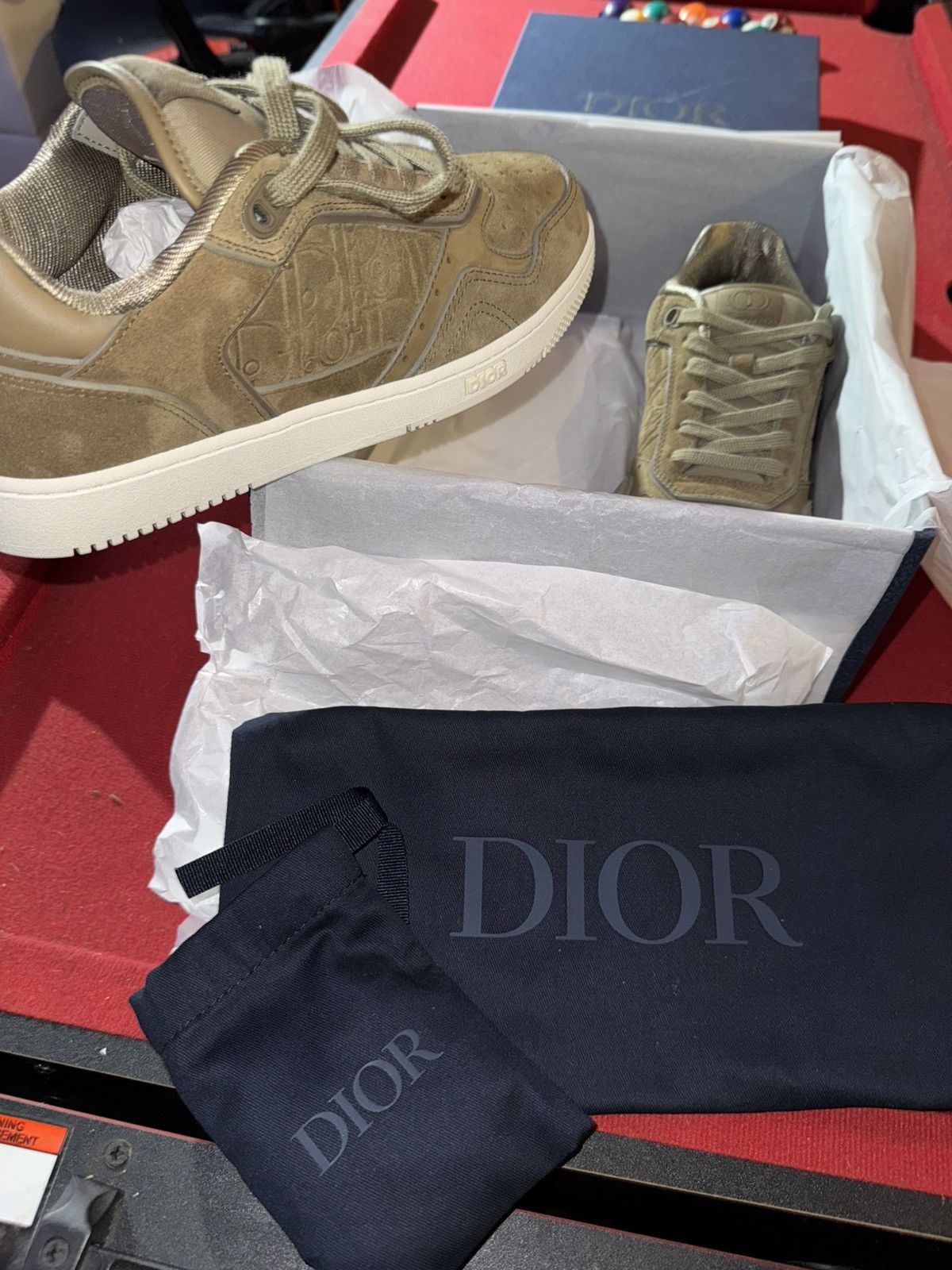 Dior Dior B27 in Suede Calfskin Low Top Size US 7 / EU 40 - 6 Thumbnail