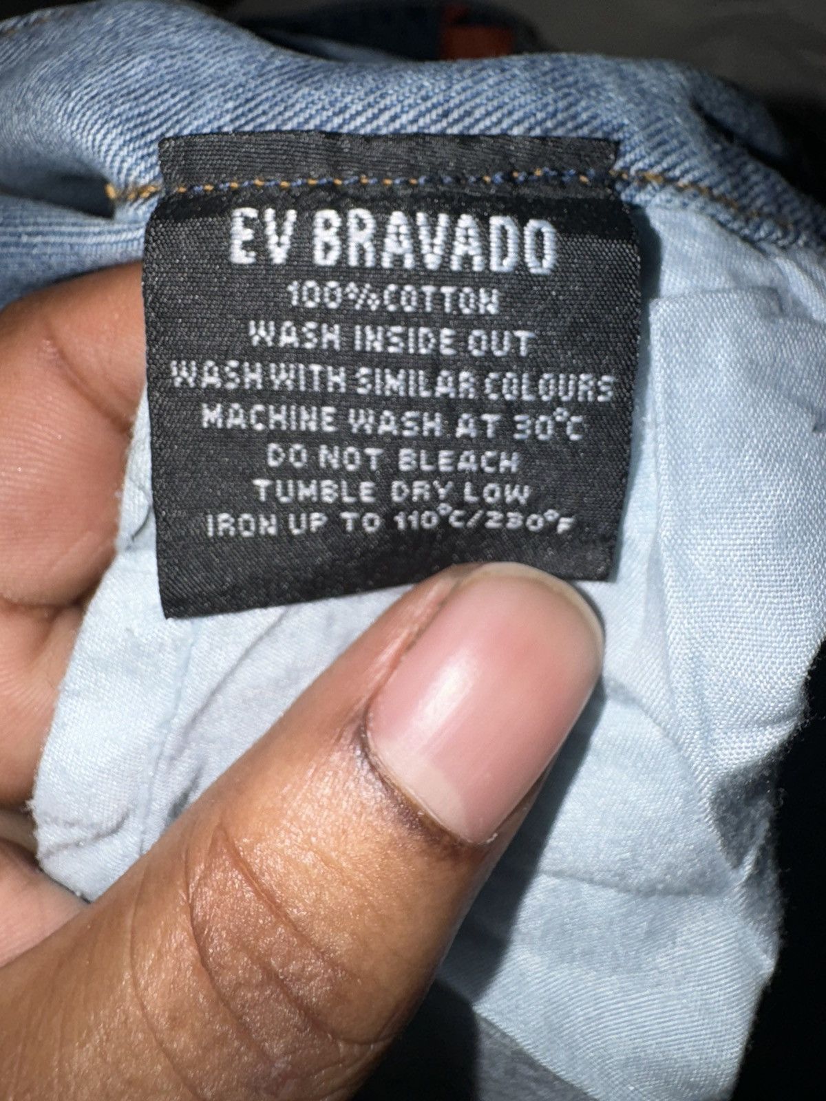 Ev Bravado × Who Decides War Indigo Thrasher Denim (2018) Size US 34 / EU 50 - 5 Thumbnail