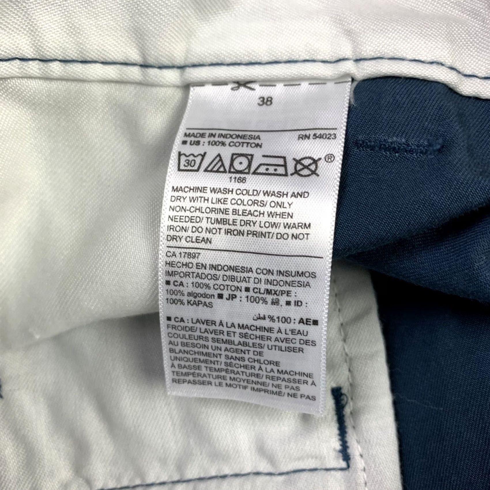 Old Navy NEW Old Navy Mens Size 38 Waist Blue Ultimate Slim Chino Shorts Dressy Casual Shorts Slim Chino Fashion Men Blue 38in Regular Cotton Pockets Store Size US 38 / EU 54 - 8 Thumbnail