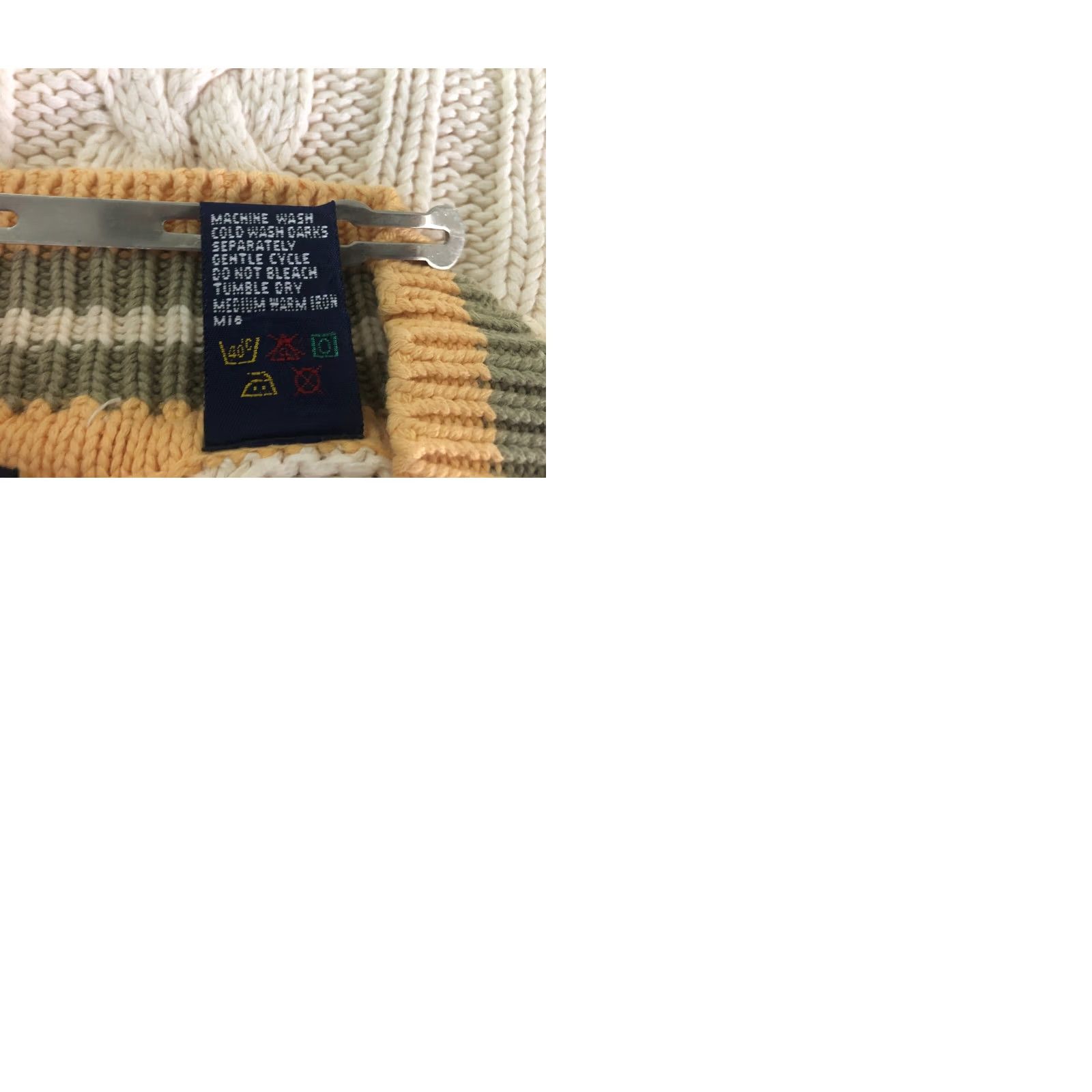 Gap Gap Pullover Womens S Ivory Cable Knit Cotton Women Size Size S / US 4 / IT 40 - 9 Thumbnail
