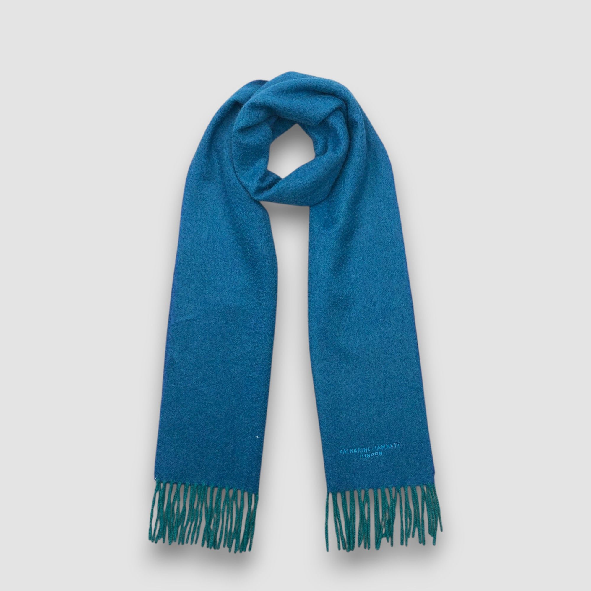 Katharine Hamnett London Vintage Katharine Hamnett Scarf Muffler Wool Winter Scarves Size ONE SIZE - 1 Thumbnail