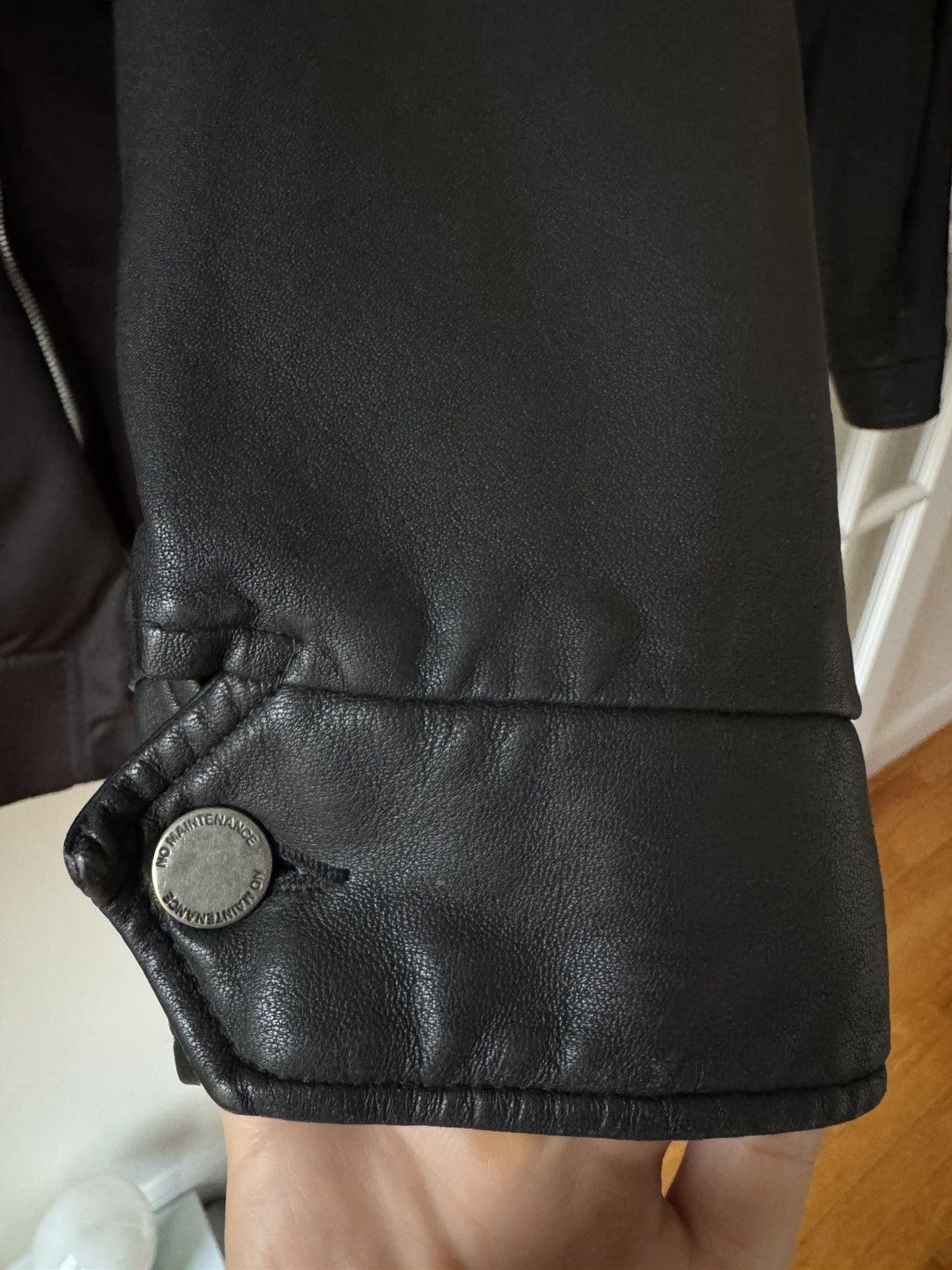 No Maintenance Lambskin Mechanic Leather Jacket Size US XL / EU 56 / 4 - 9 Thumbnail